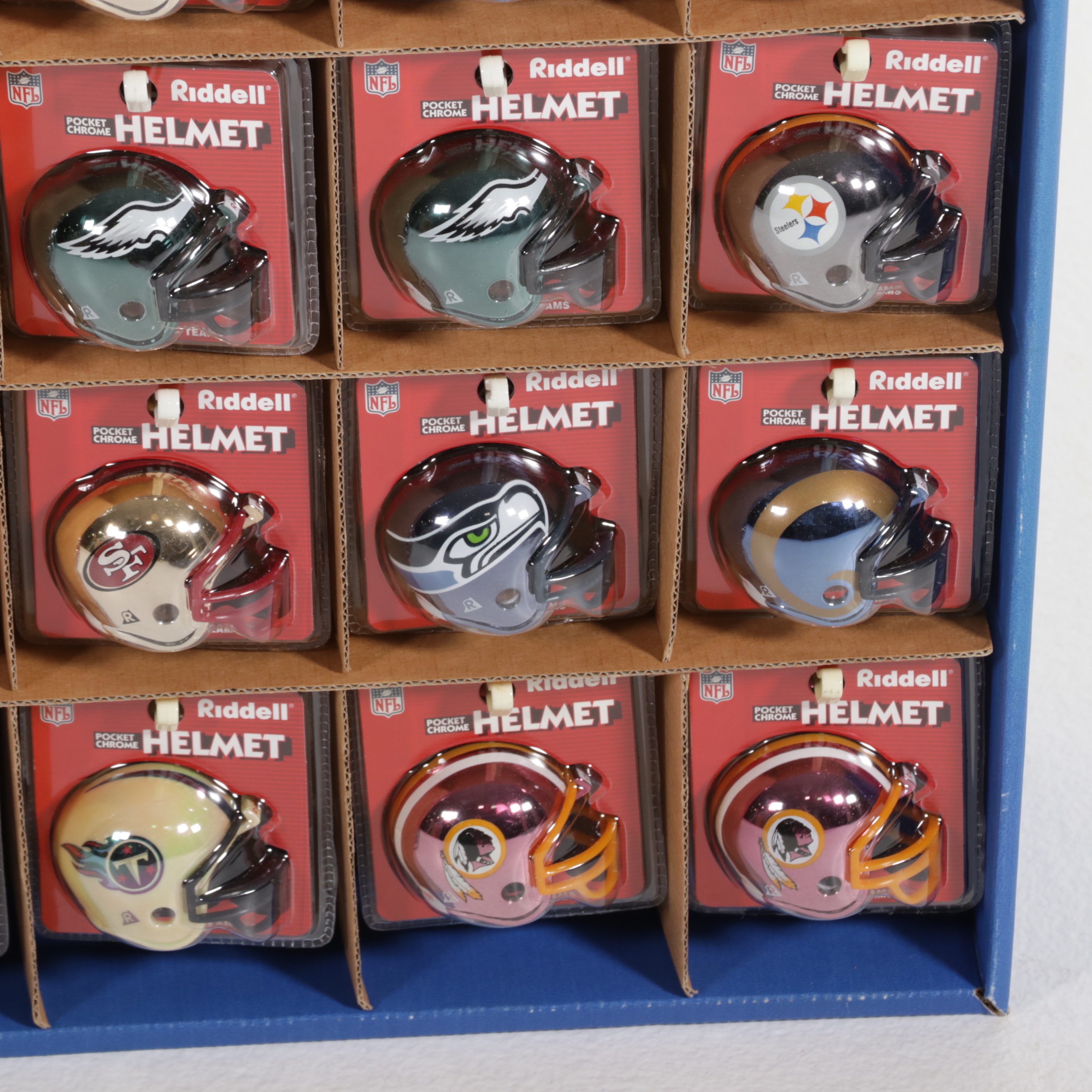 Riddell NFL Miniature Helmet Retail Display