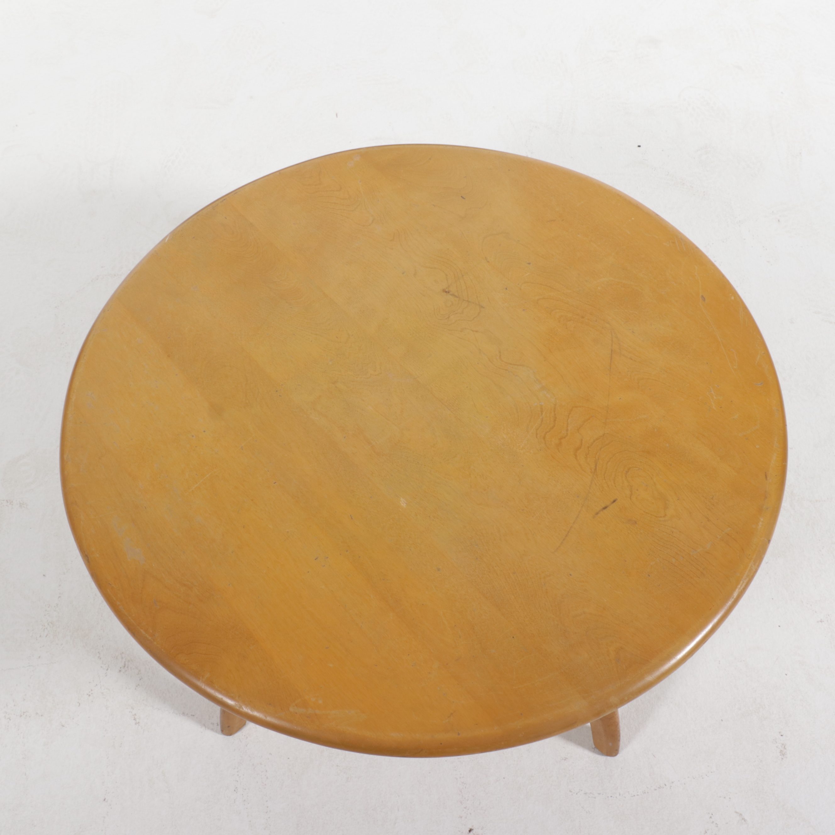 Mid Century Modern Heywood-Wakefield Round Lazy-Susan Coffee Table
