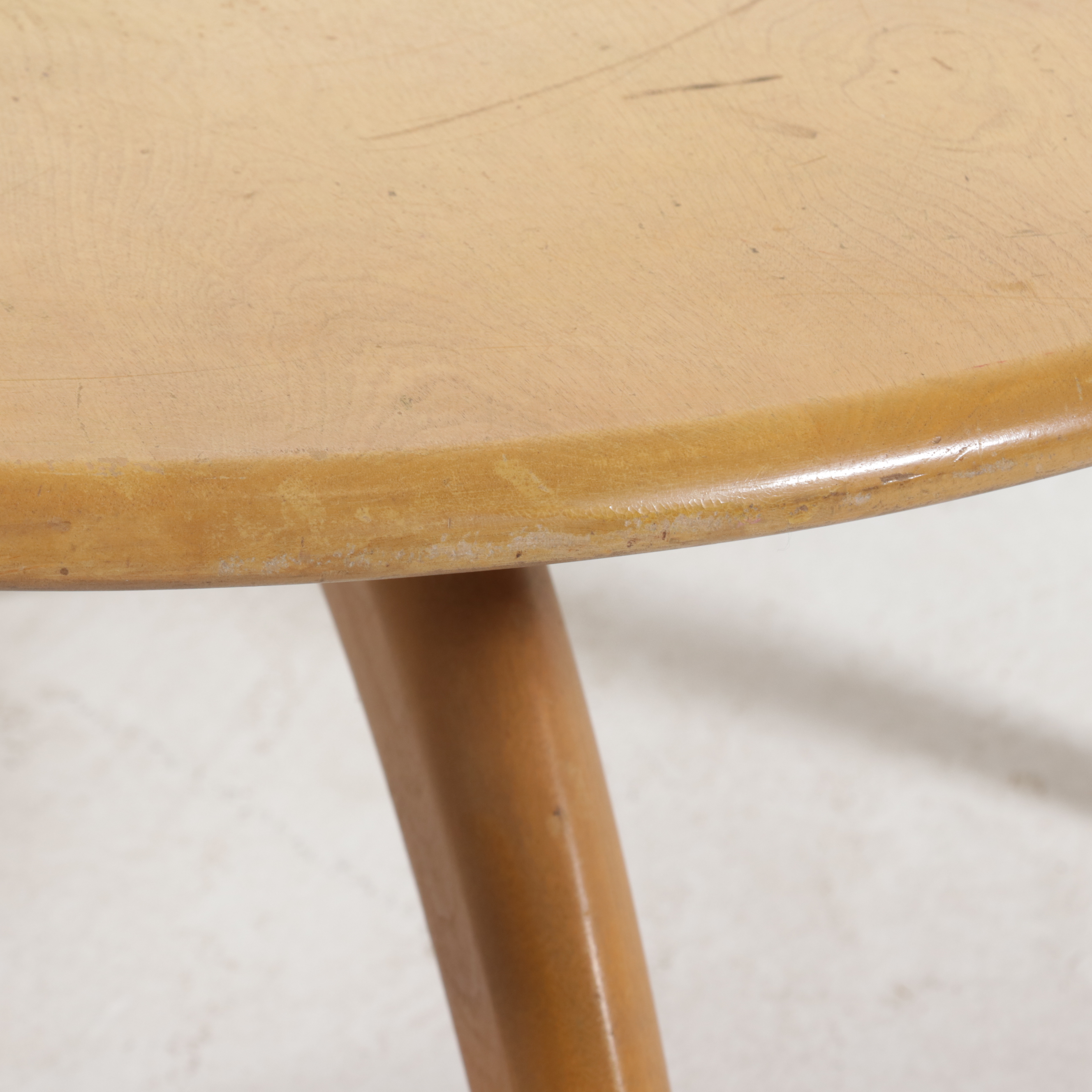 Mid Century Modern Heywood-Wakefield Round Lazy-Susan Coffee Table