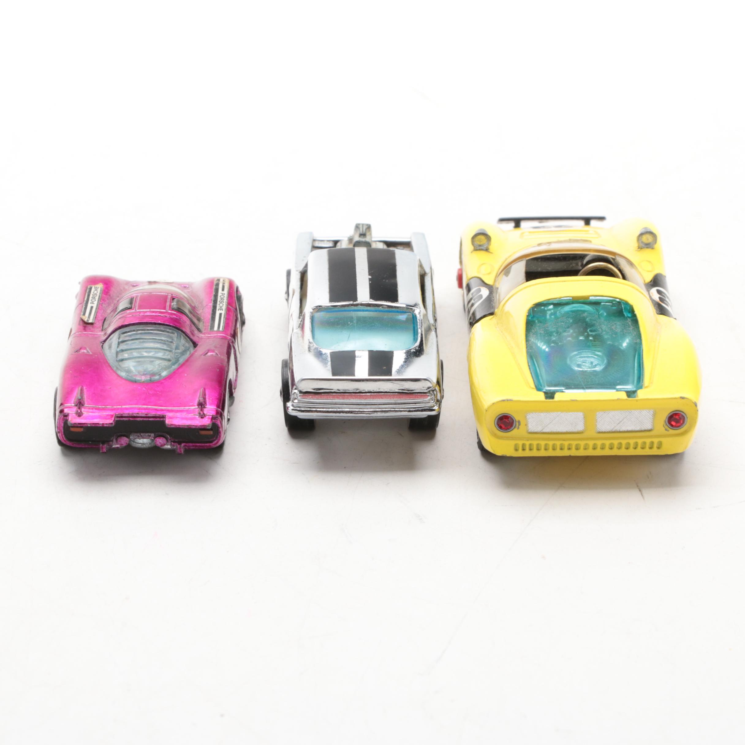 Corgi Diecast Ferrari 206 Dino Sport, Hot Wheels Porsche 917, "King Kuda" Cars