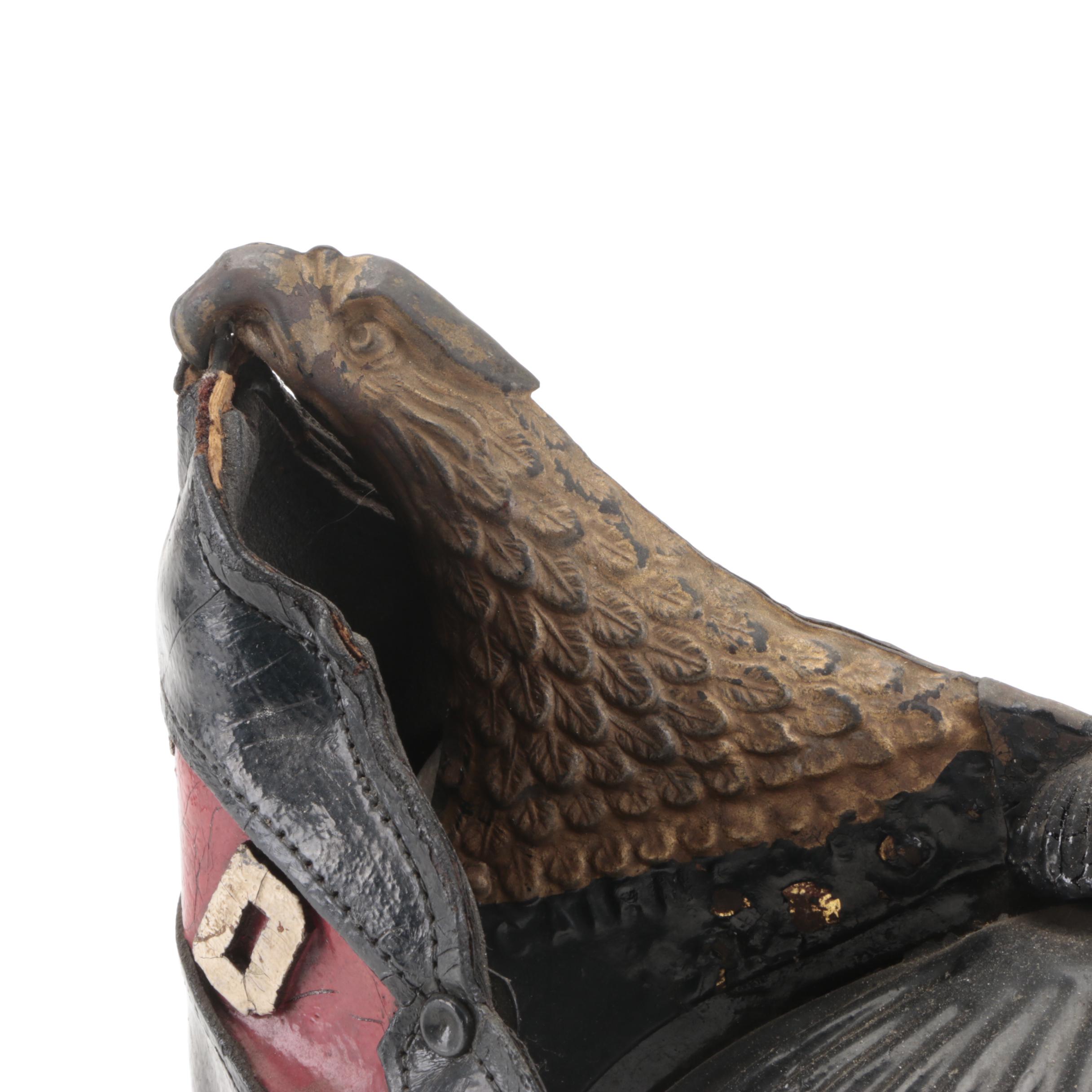 Cairns & Brothers "PFD 1" Metal and Leather Firefighting Helmet, Late 19th C.