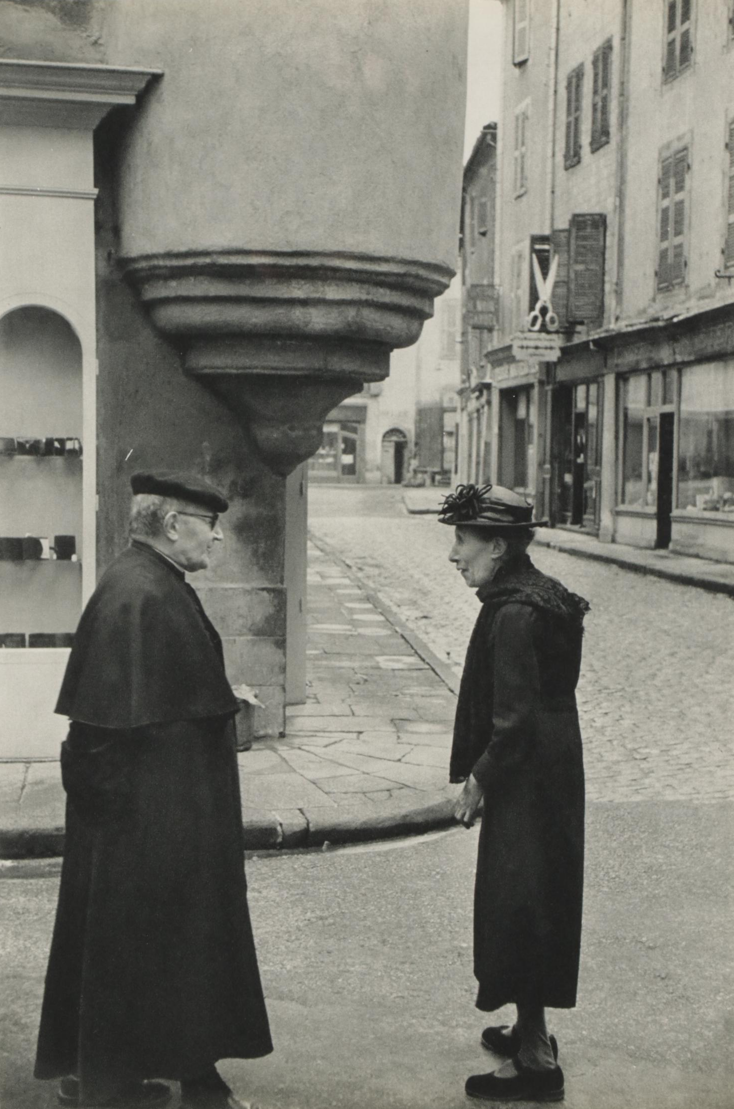 Henri Cartier-Bresson French City Street Rotogravure From "The Europeans," 1955