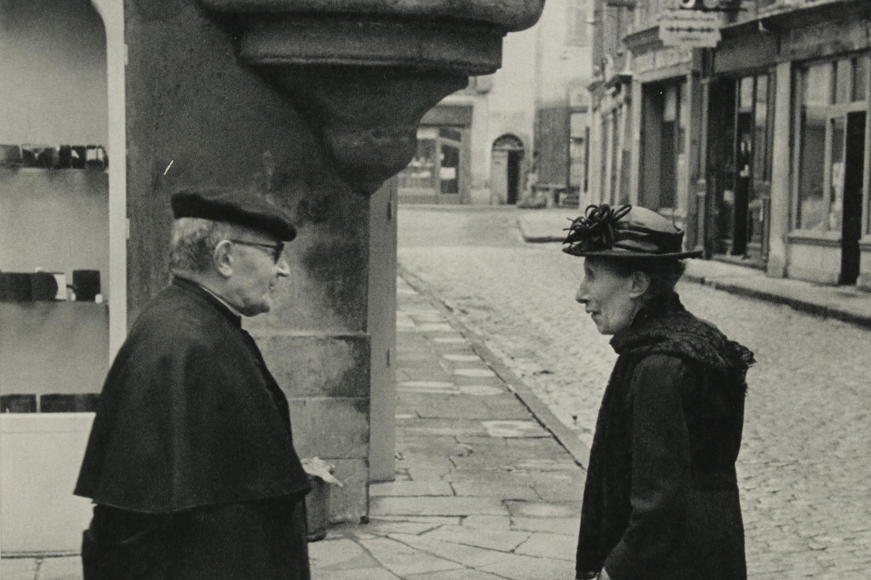 Henri Cartier-Bresson French City Street Rotogravure From "The Europeans," 1955