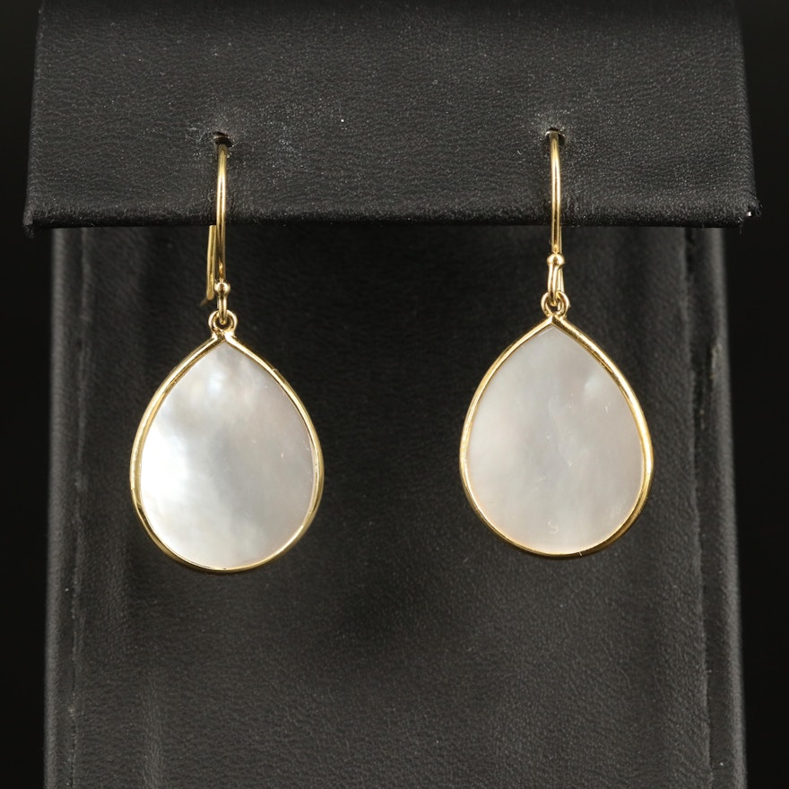 Ippolita 18K Mother of Pearl Teardrop Earrings