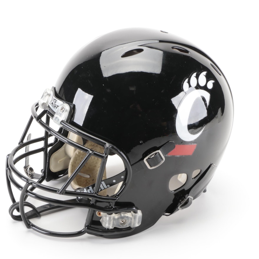 University of Cincinnati Bearcats #15 Team Issued Full Size Football Helmet