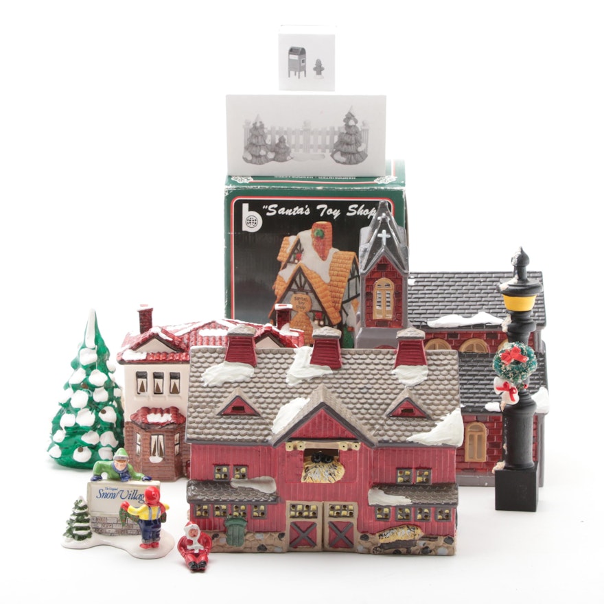 Department 56, Brinn's and Other Ceramic Christmas Buildings and Accessories