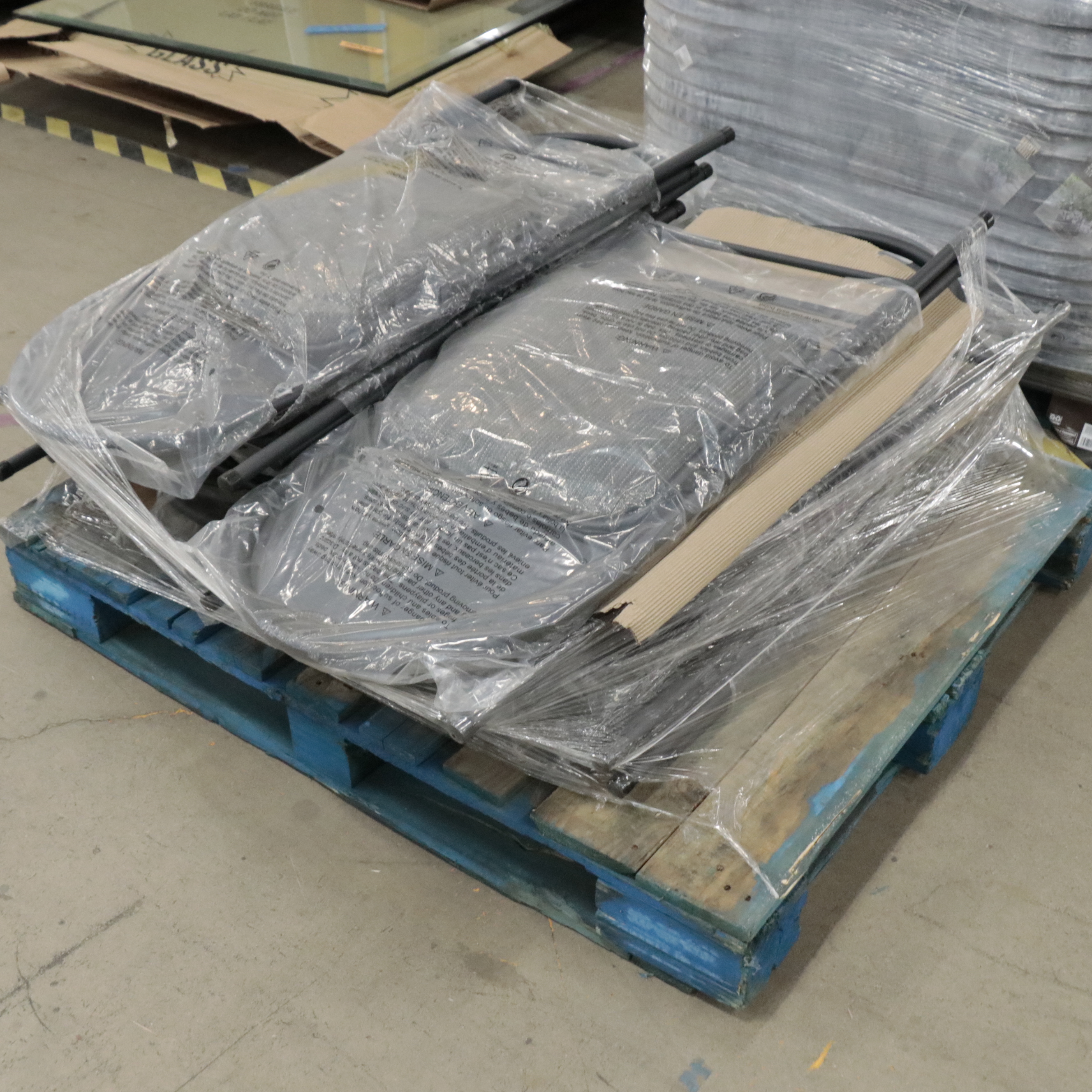 Set of Four Member's Mark Superior Comfort Commercial Fabric Folding Chairs