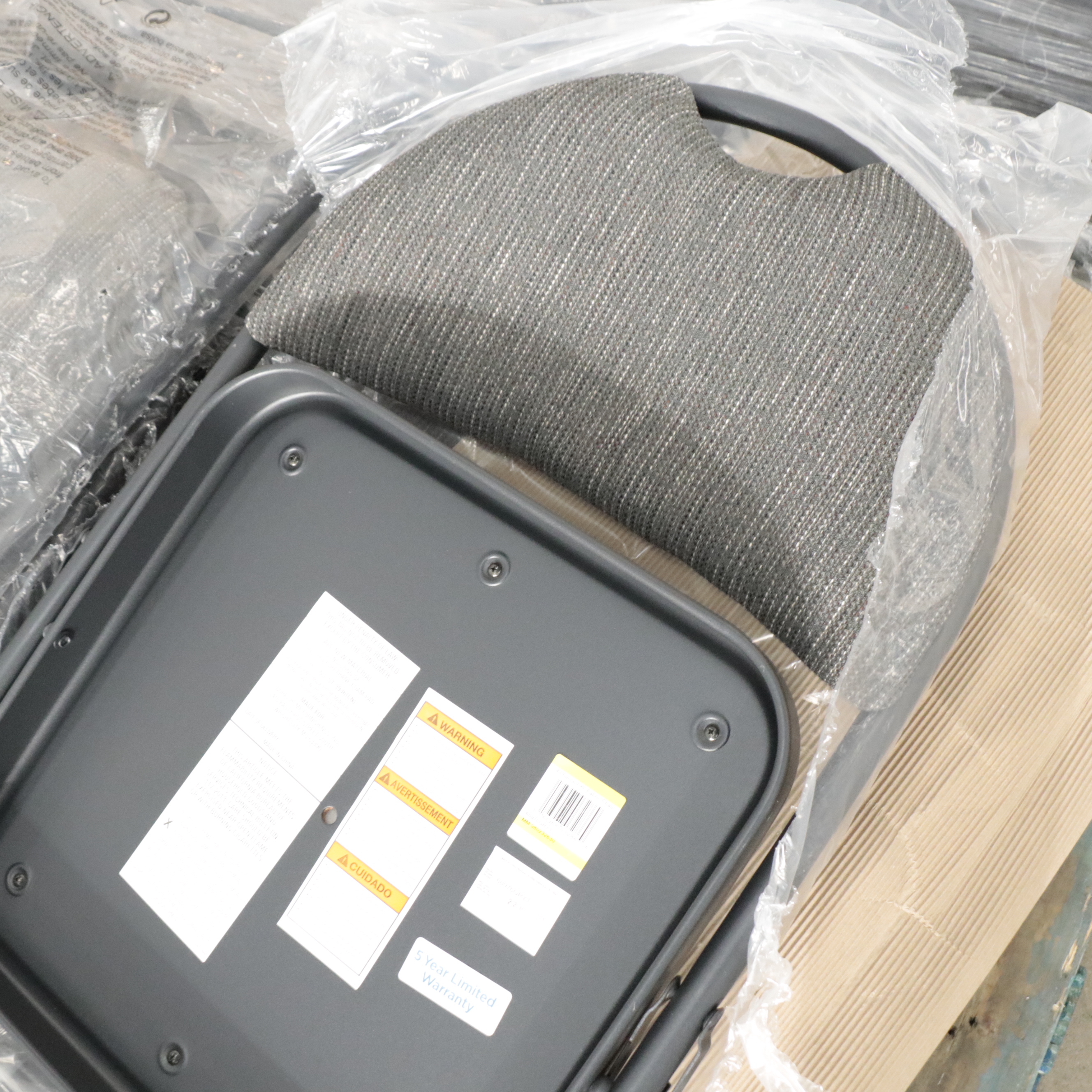 Set of Four Member's Mark Superior Comfort Commercial Fabric Folding Chairs