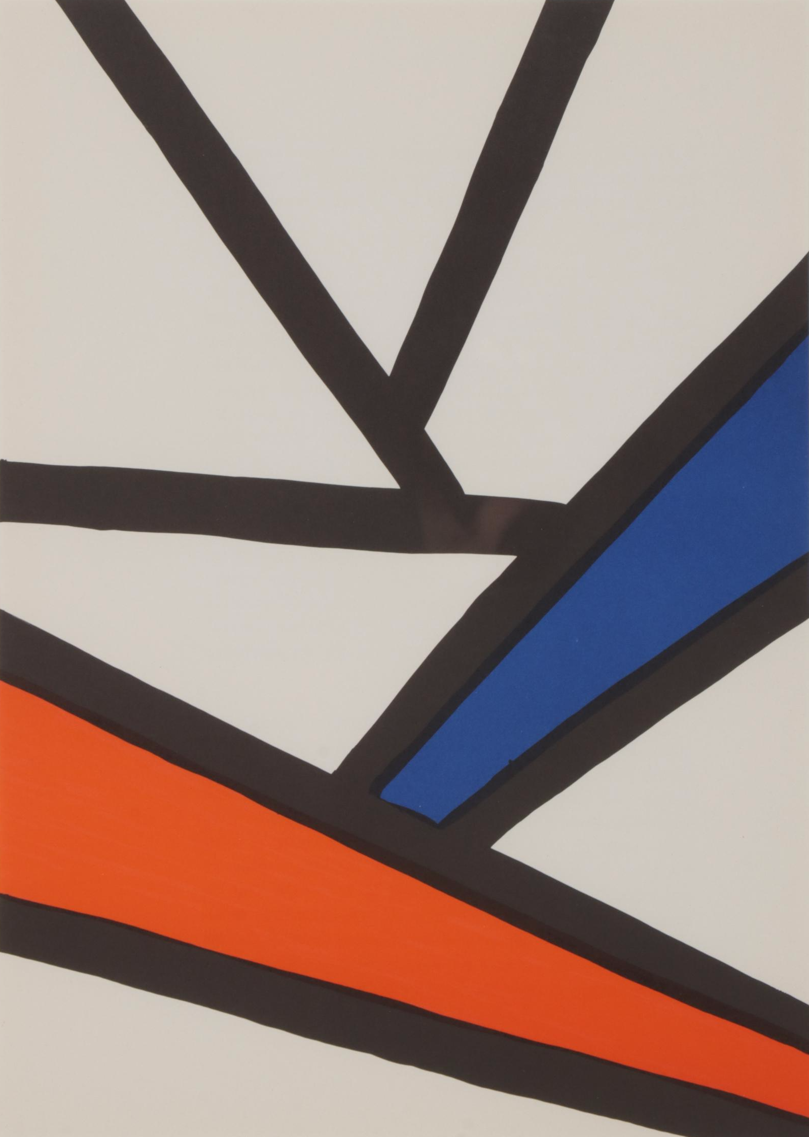 Alexander Calder Color Lithograph for "Derrière le Miroir," 1968