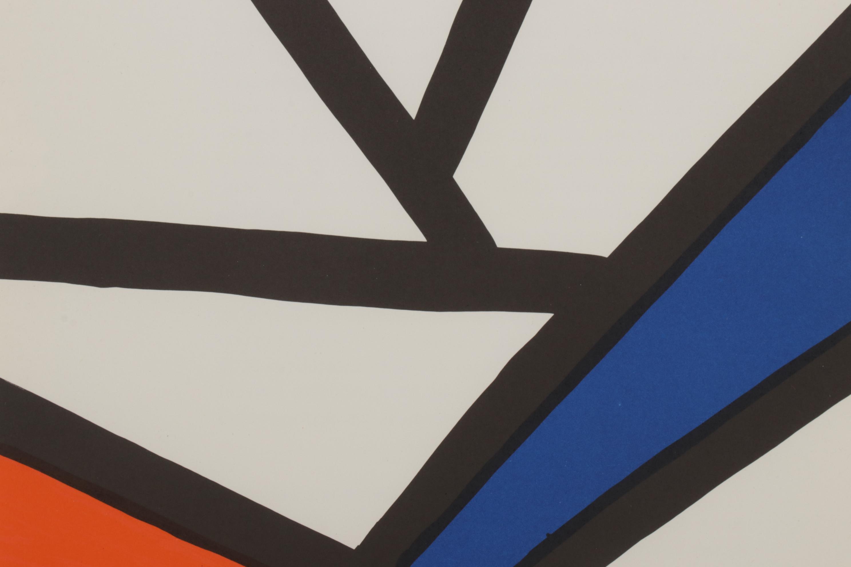 Alexander Calder Color Lithograph for "Derrière le Miroir," 1968