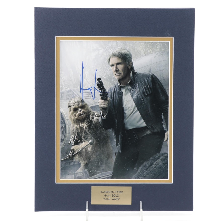 Harrison Ford "Han Solo" Signed "Star Wars" Photo Print, COA