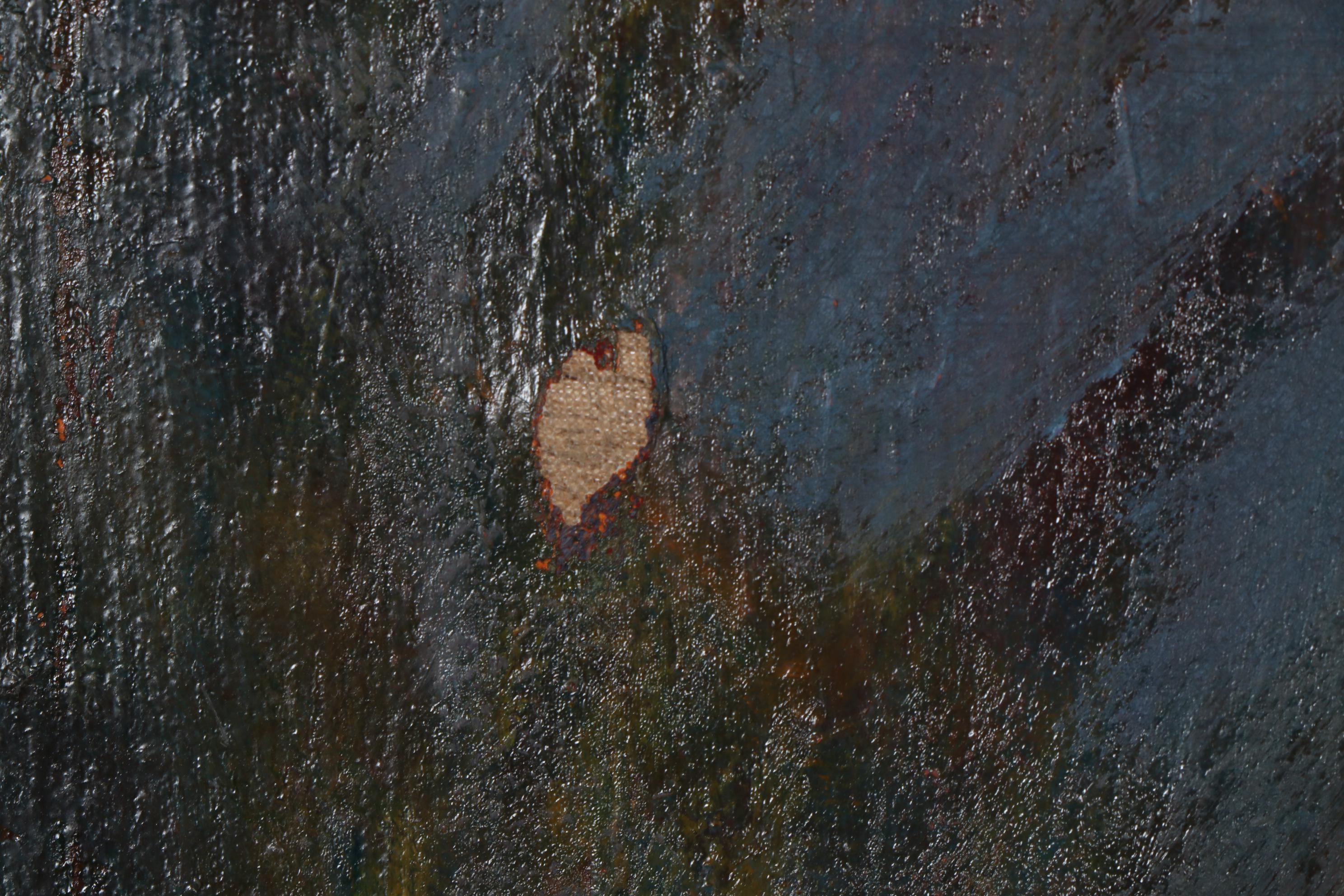 Reta Soloway Figural Oil Painting "Blond Young Woman," Late 20th Century