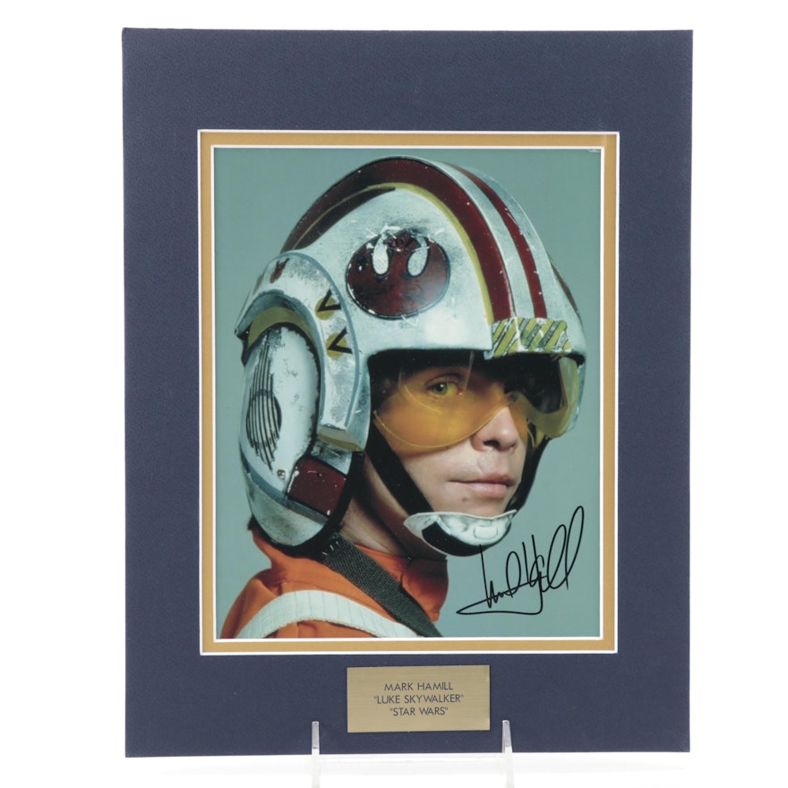 Mark Hamill "Luke Skywalker" Signed "Star Wars" Movie Photo Print, COA