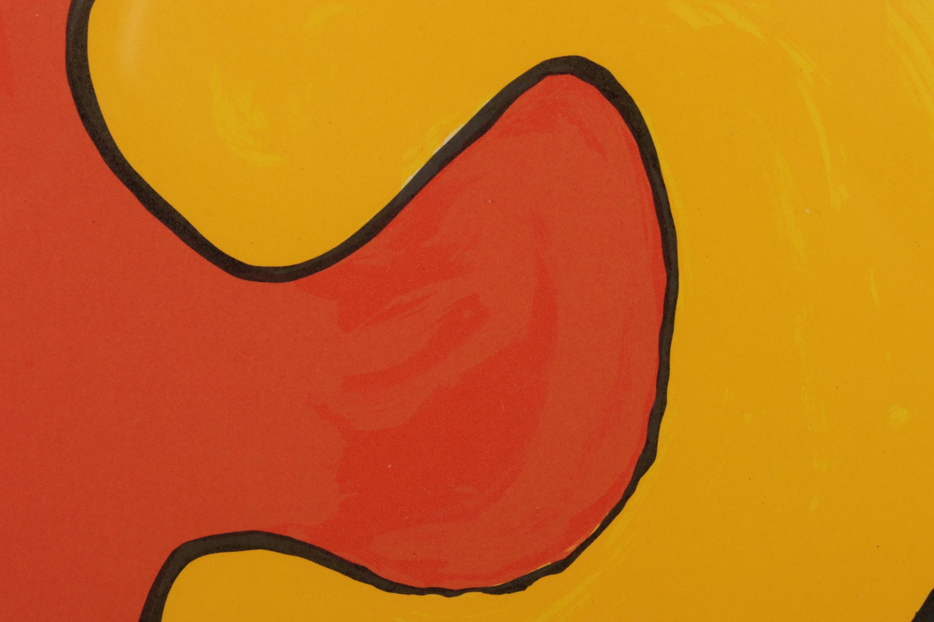 Alexander Calder Color Lithograph Cover for "Derrière le Miroir," 1968