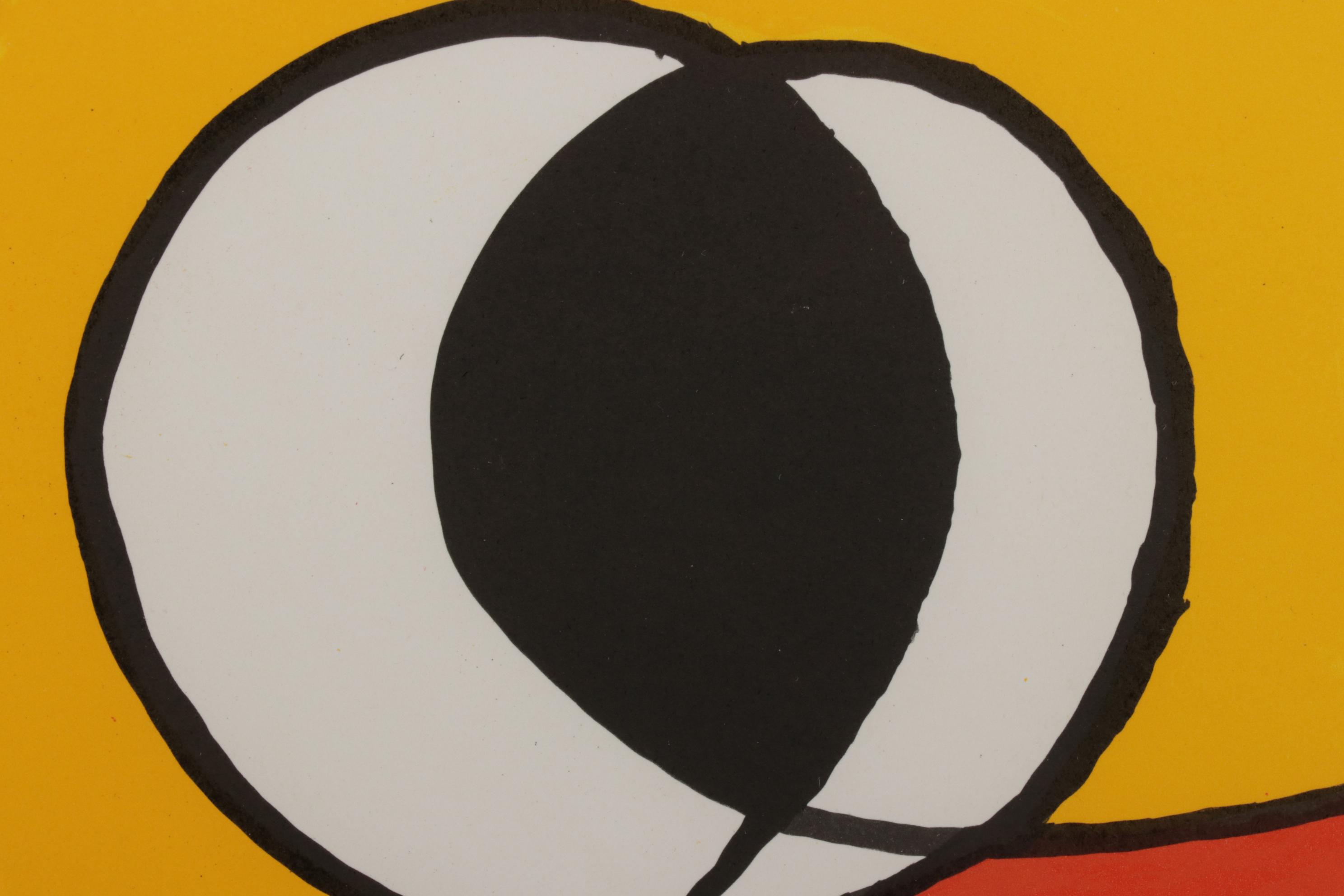 Alexander Calder Color Lithograph Cover for "Derrière le Miroir," 1968