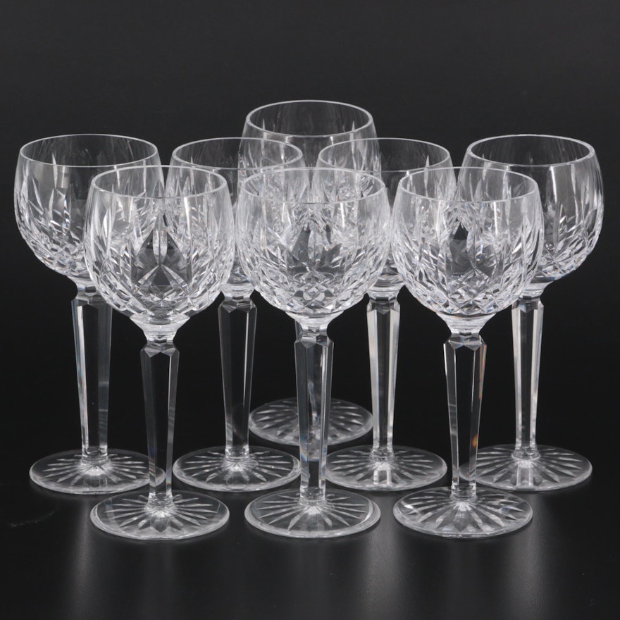 Waterford Crystal "Lismore" Hock Wine Glasses