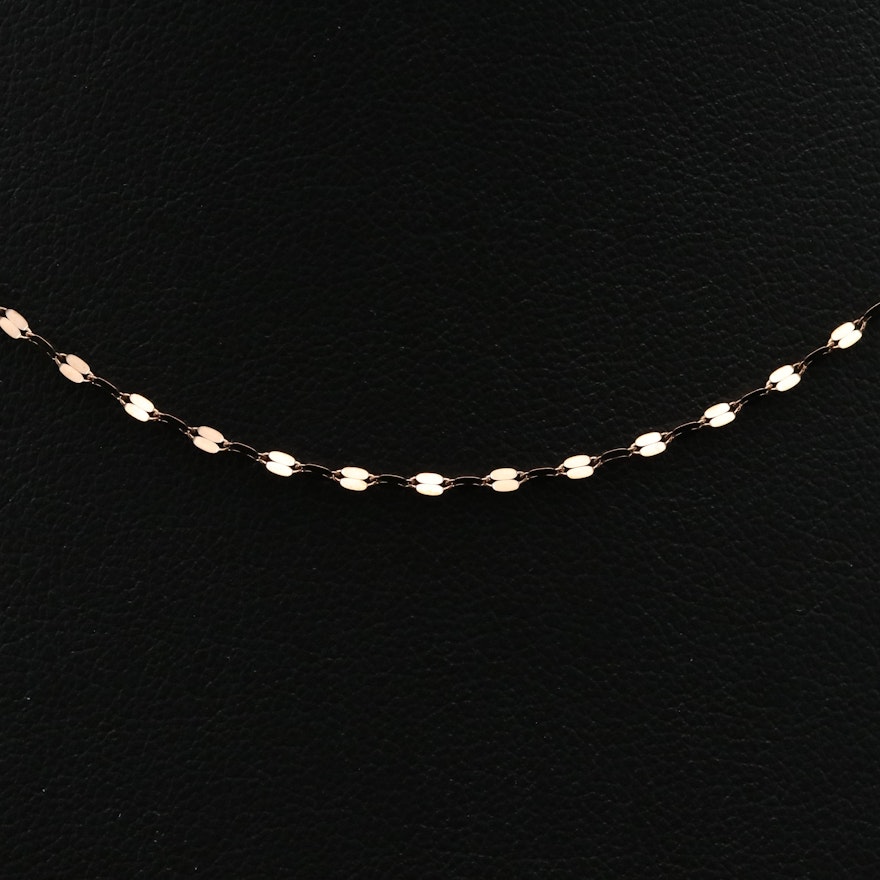 Italian 14K Fancy Link Necklace