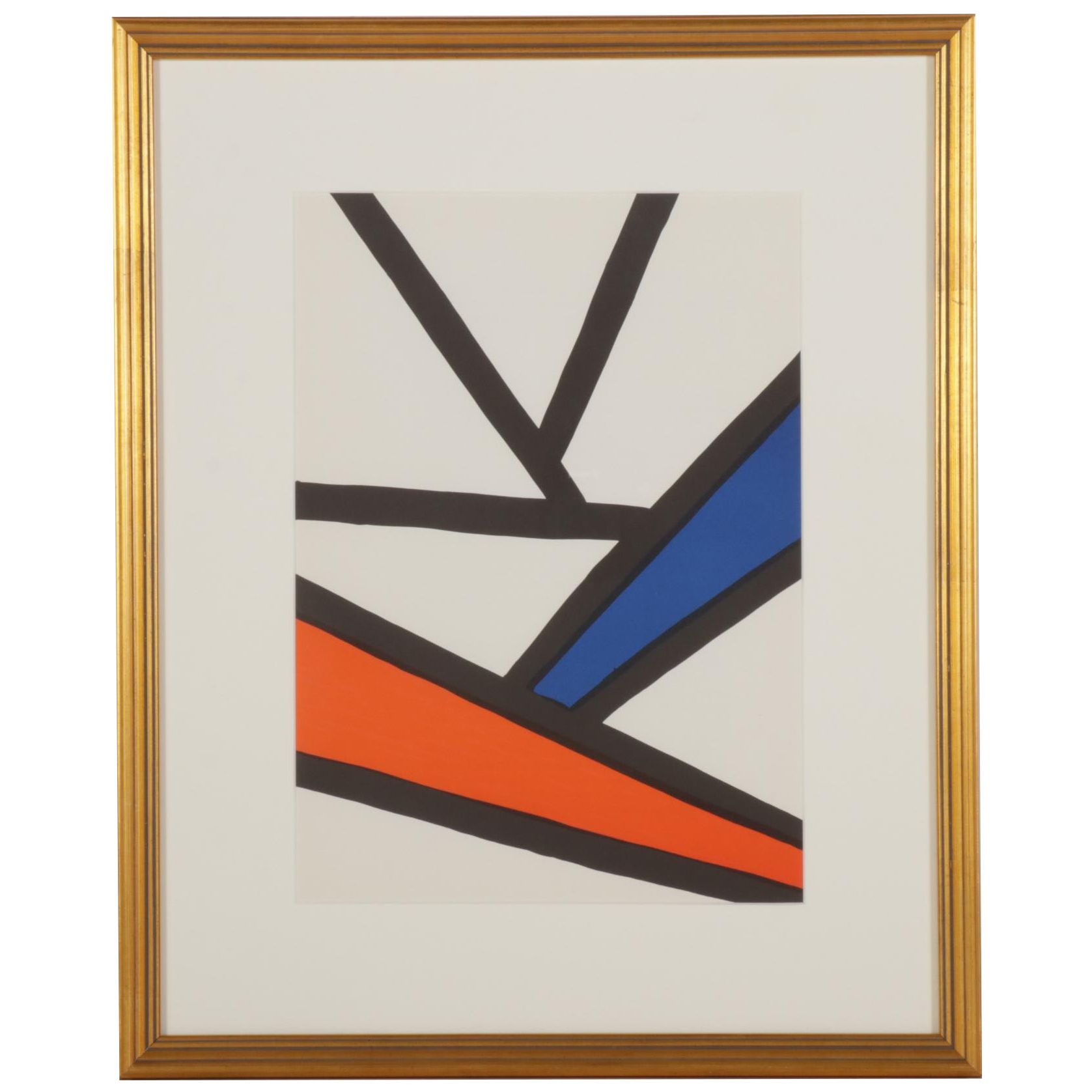 Alexander Calder Color Lithograph for "Derrière le Miroir," 1968