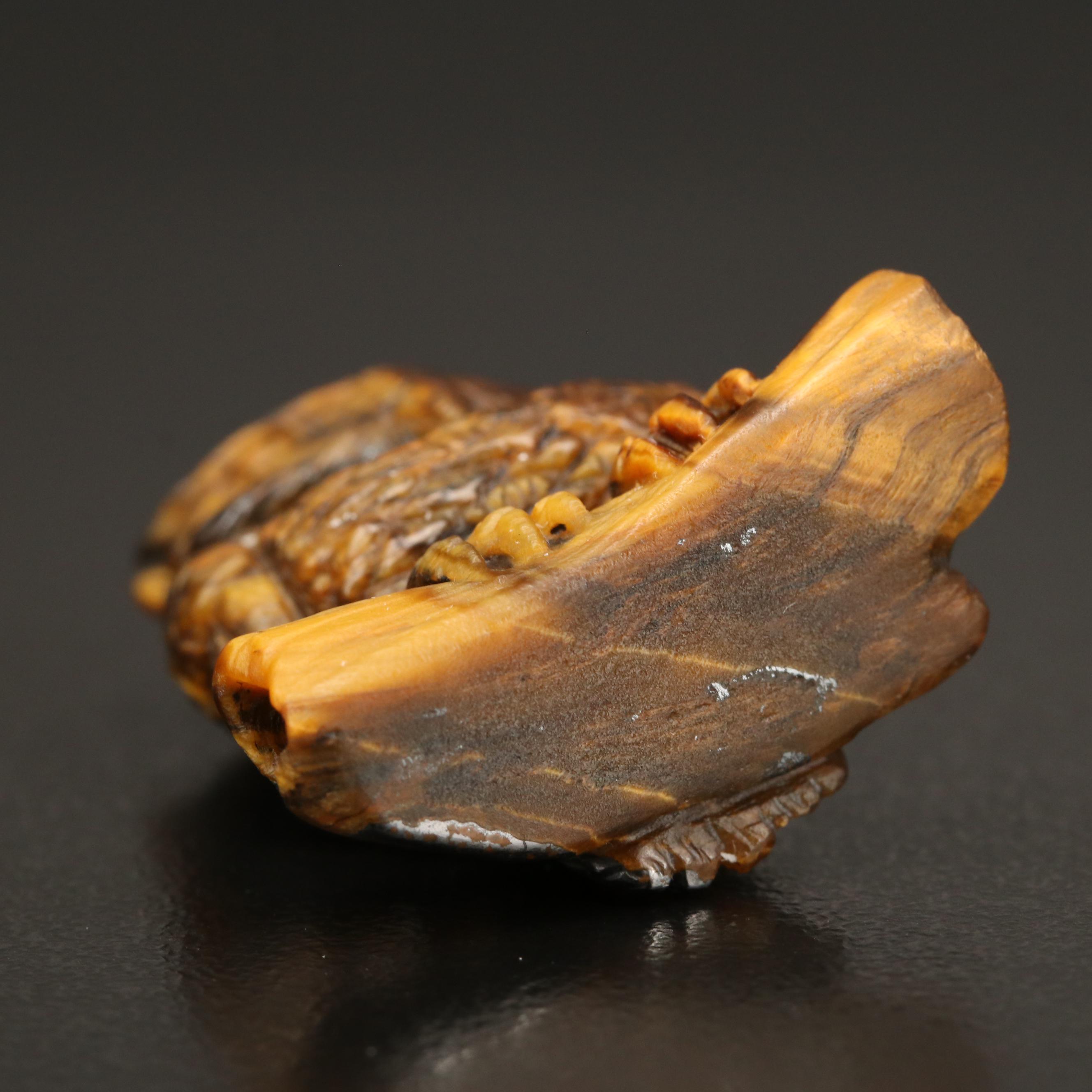 Loose Tiger's Eye Owl Figurine