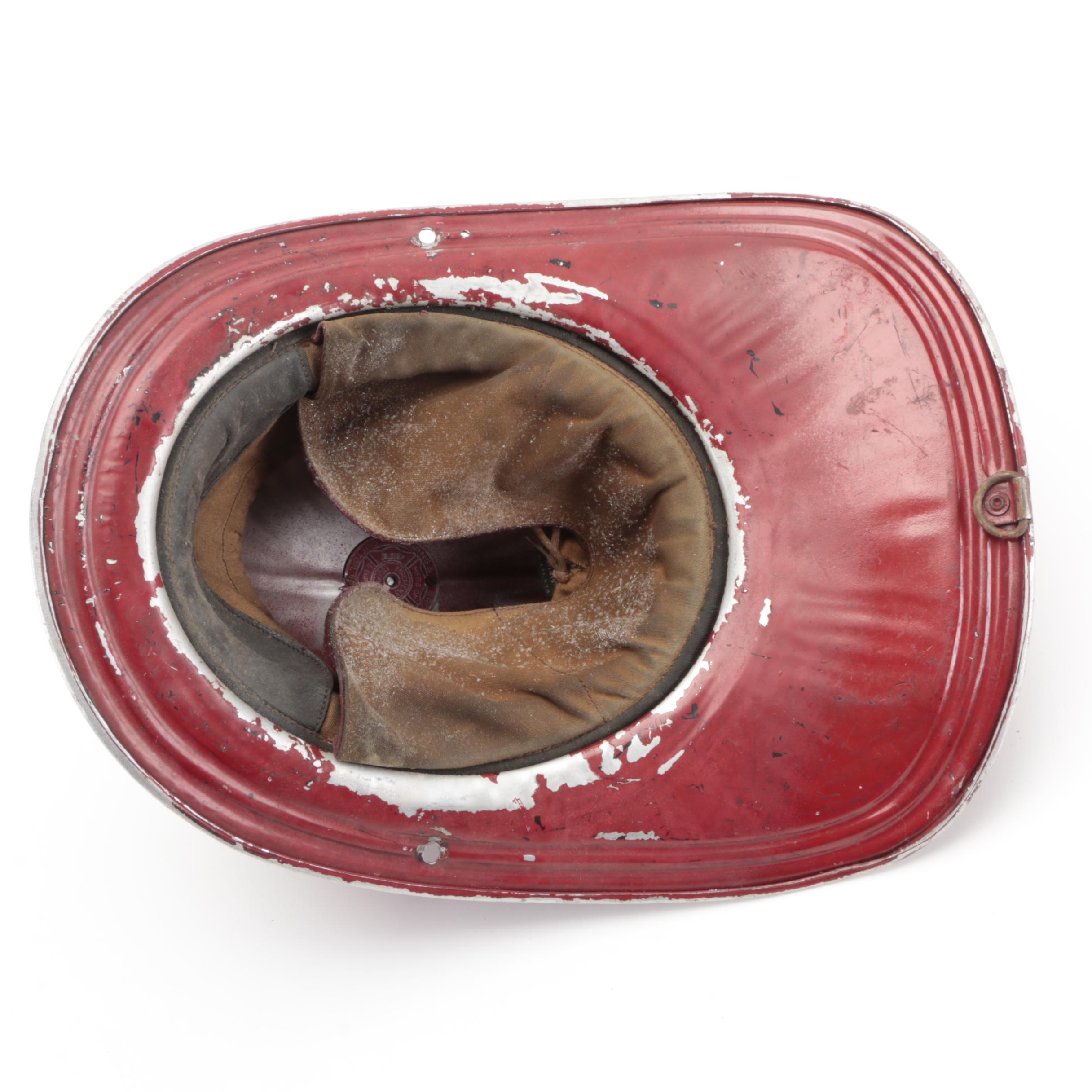 Cairns & Brothers "Engine 62" and "Marmora 1 MF Co." Firefighting Helmets, 1950s