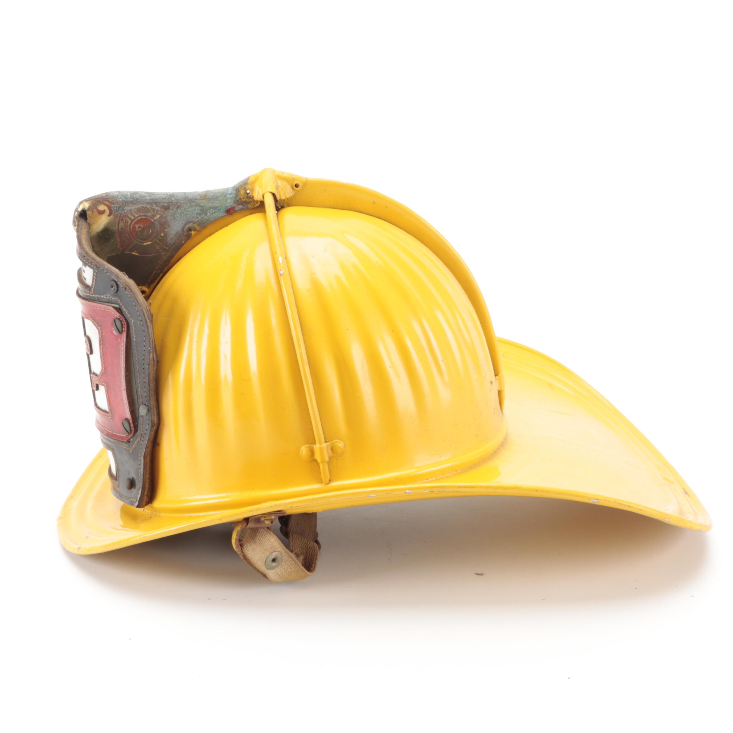 Cairns & Brothers "Engine 62" and "Marmora 1 MF Co." Firefighting Helmets, 1950s