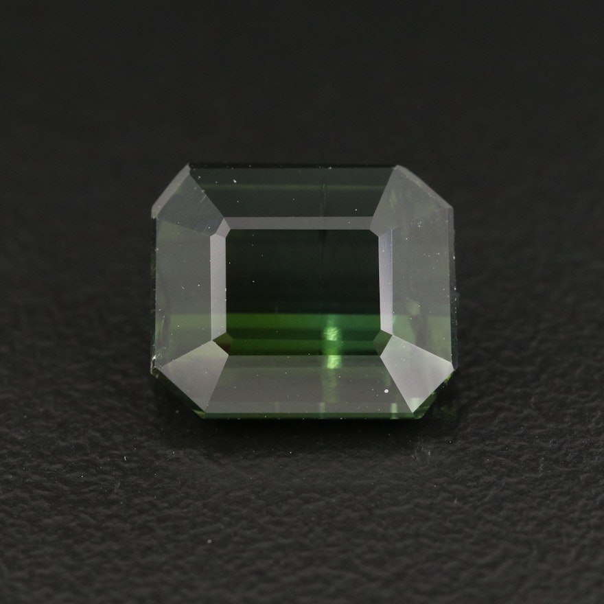 Loose 5.06 CT Cut Cornered Rectangular Faceted Tourmaline