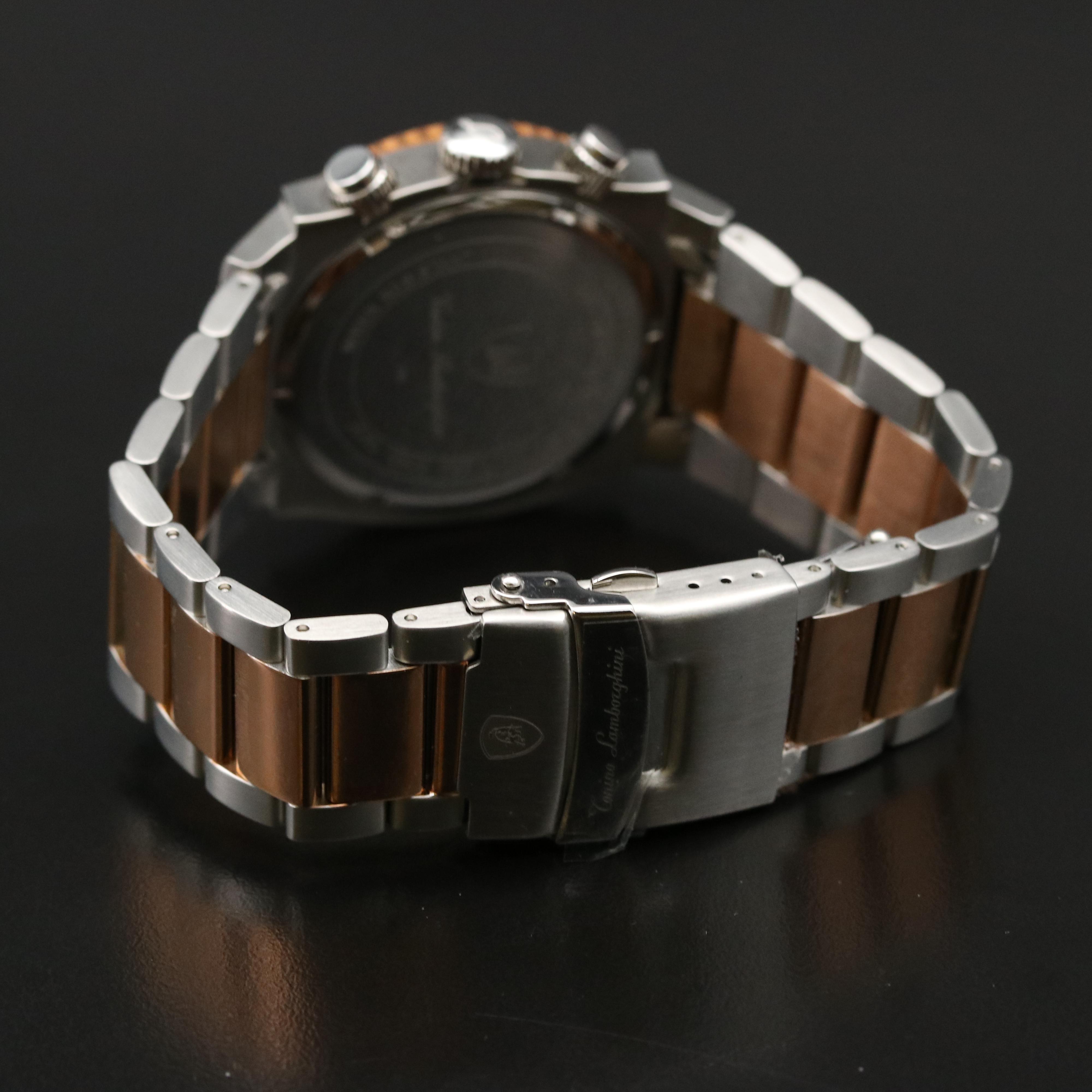 Tonino Lamborghini Stainless Steel Two-Tone Chronograph Watch