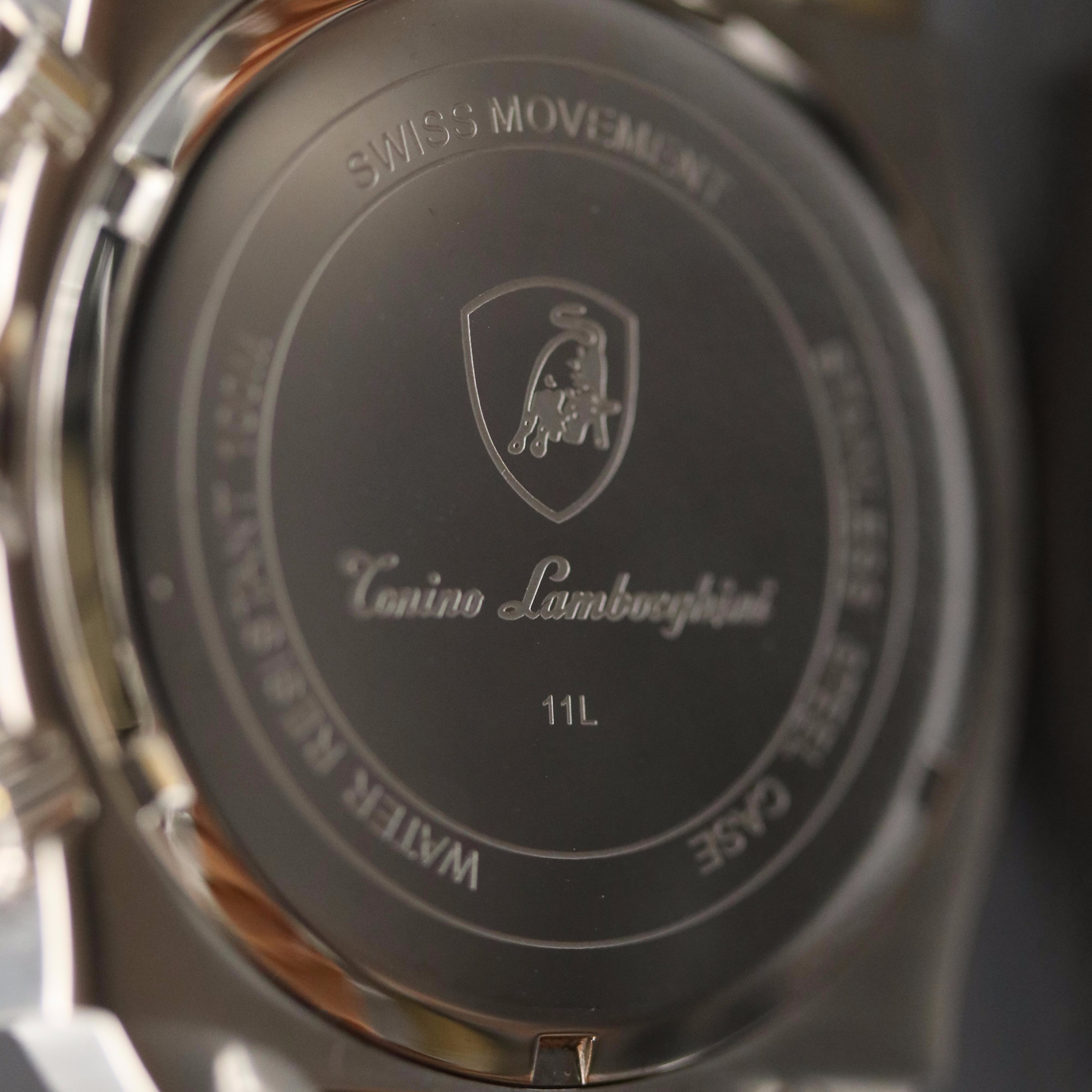 Tonino Lamborghini Stainless Steel Two-Tone Chronograph Watch