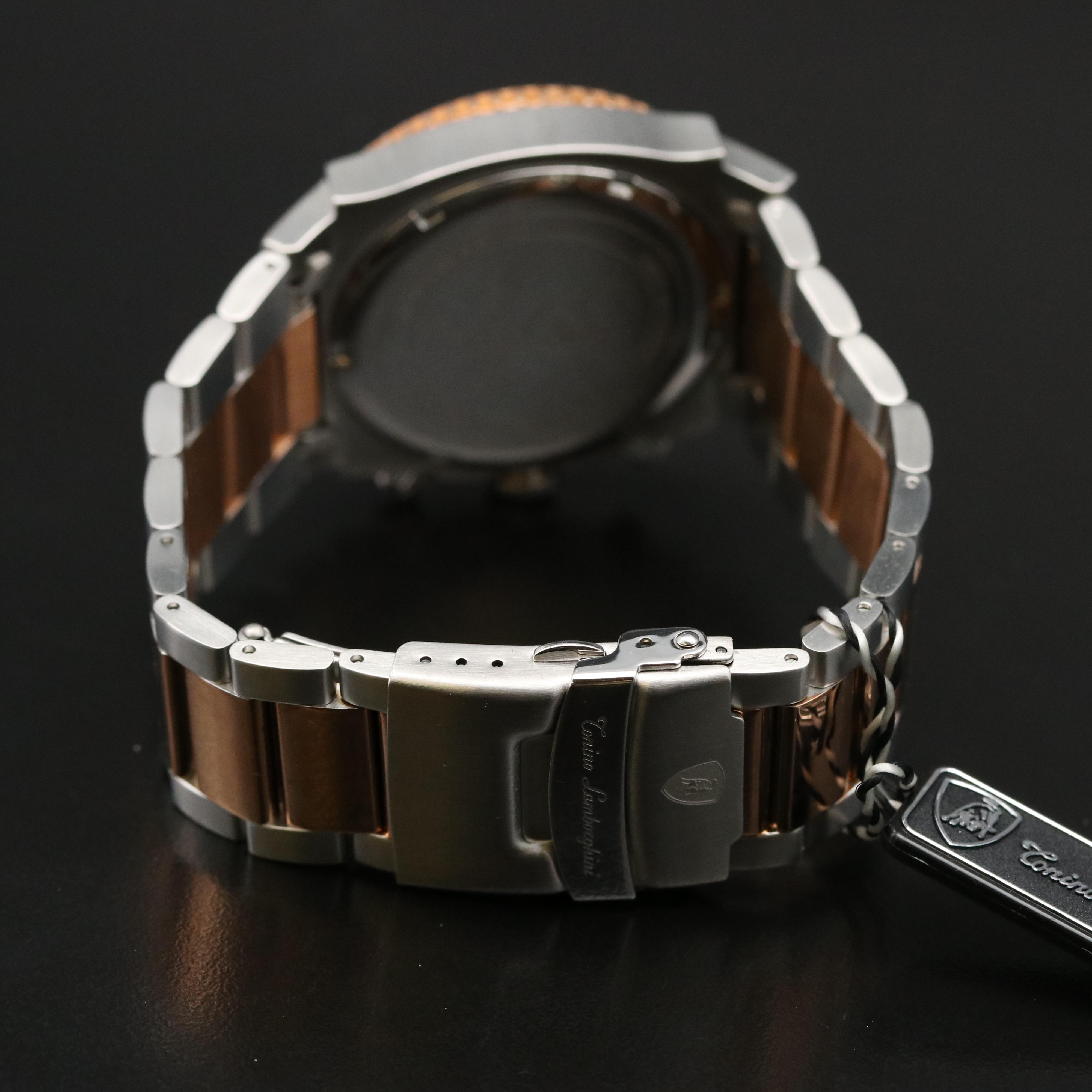 Tonino Lamborghini Stainless Steel Two-Tone Chronograph Watch
