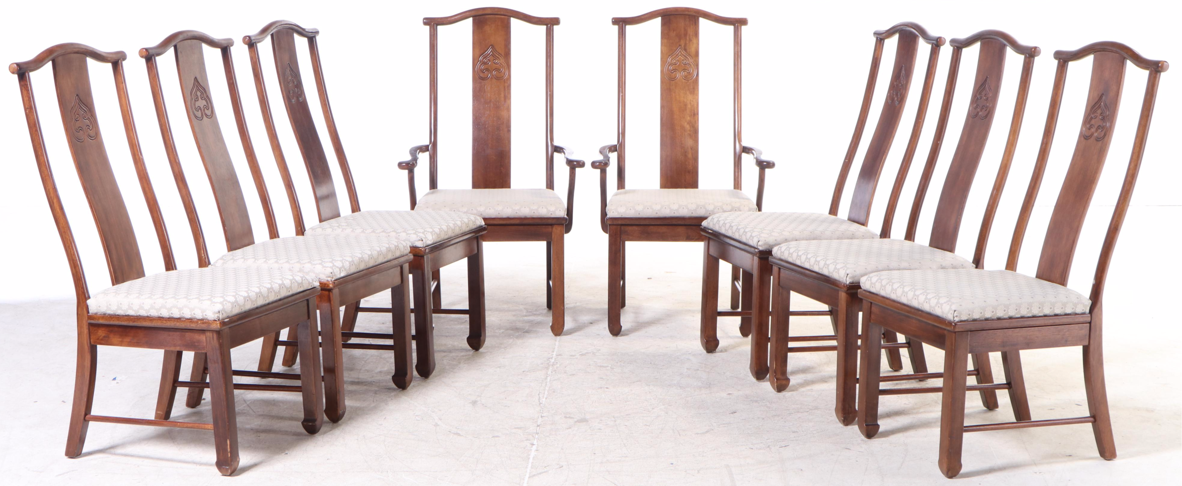 Bernhardt Furniture Chinese Style Nine-Piece Dining Set