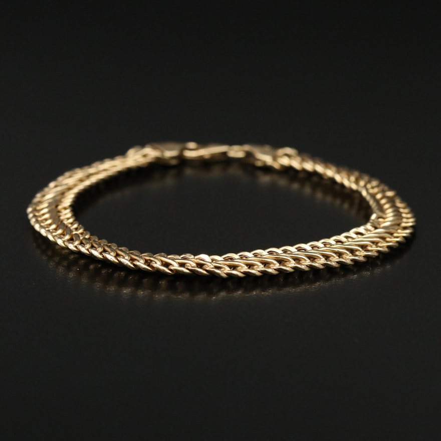 18K Infinity Link Bracelet