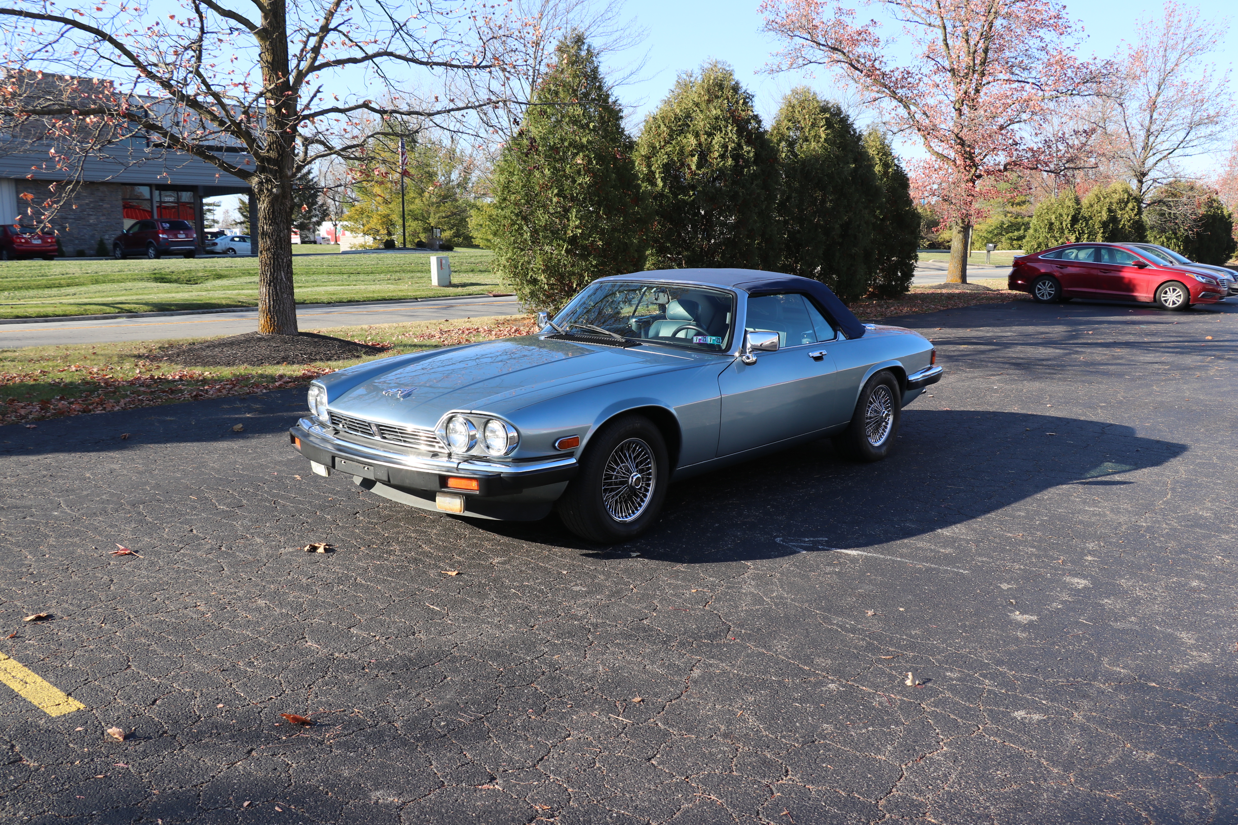 1990 Jaguar XJS Diamond Blue Convertible