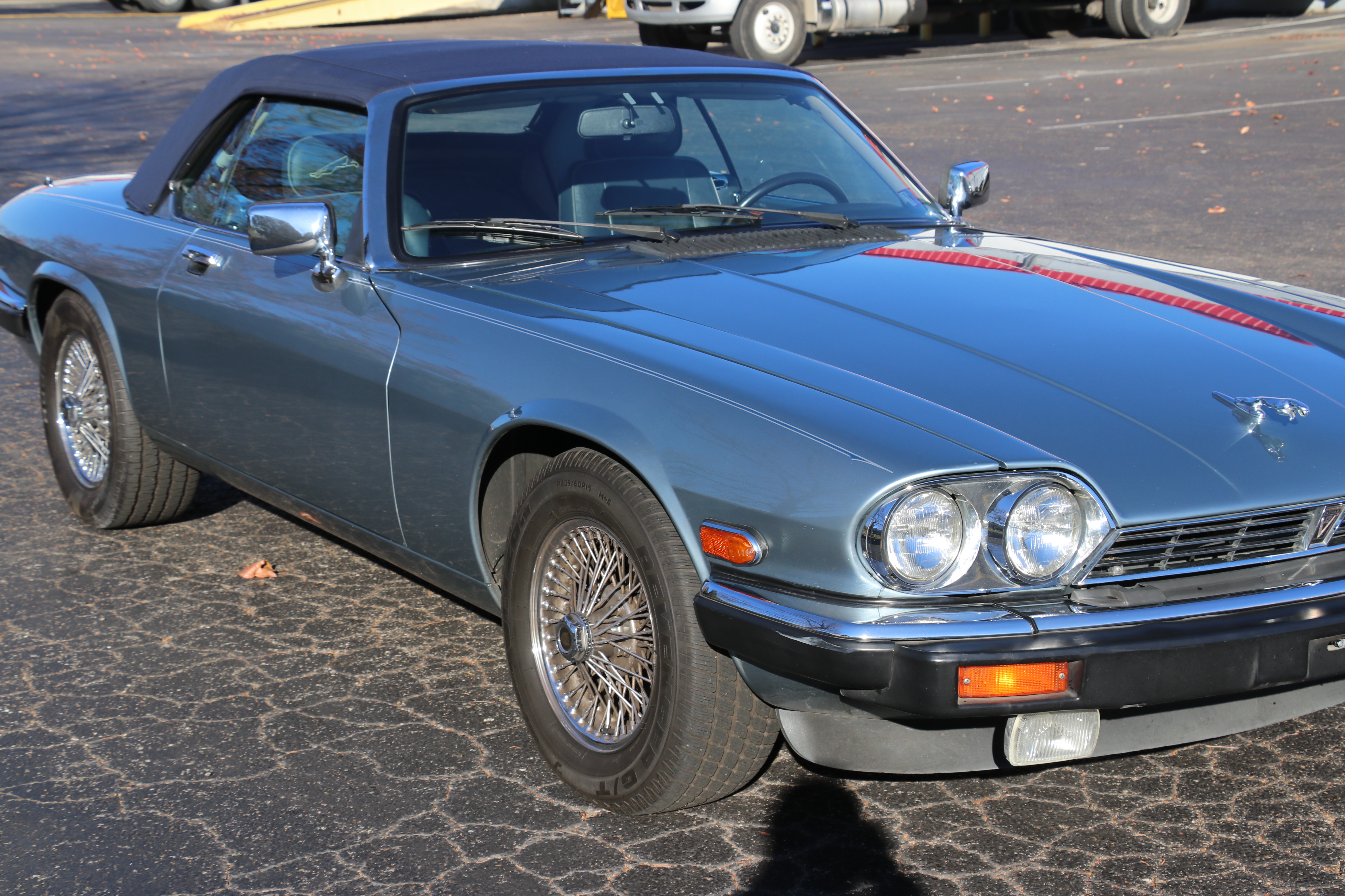 1990 Jaguar XJS Diamond Blue Convertible