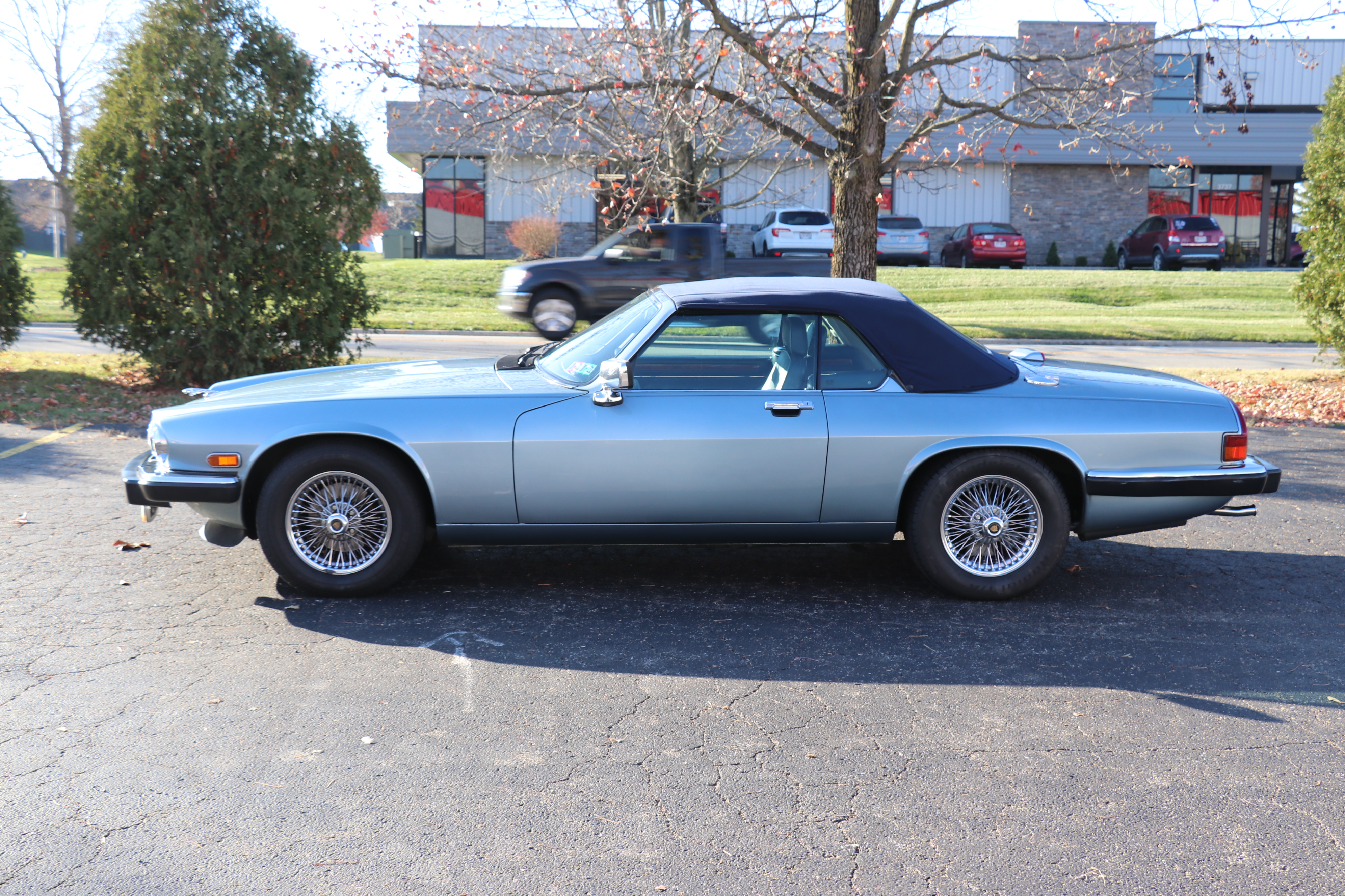1990 Jaguar XJS Diamond Blue Convertible