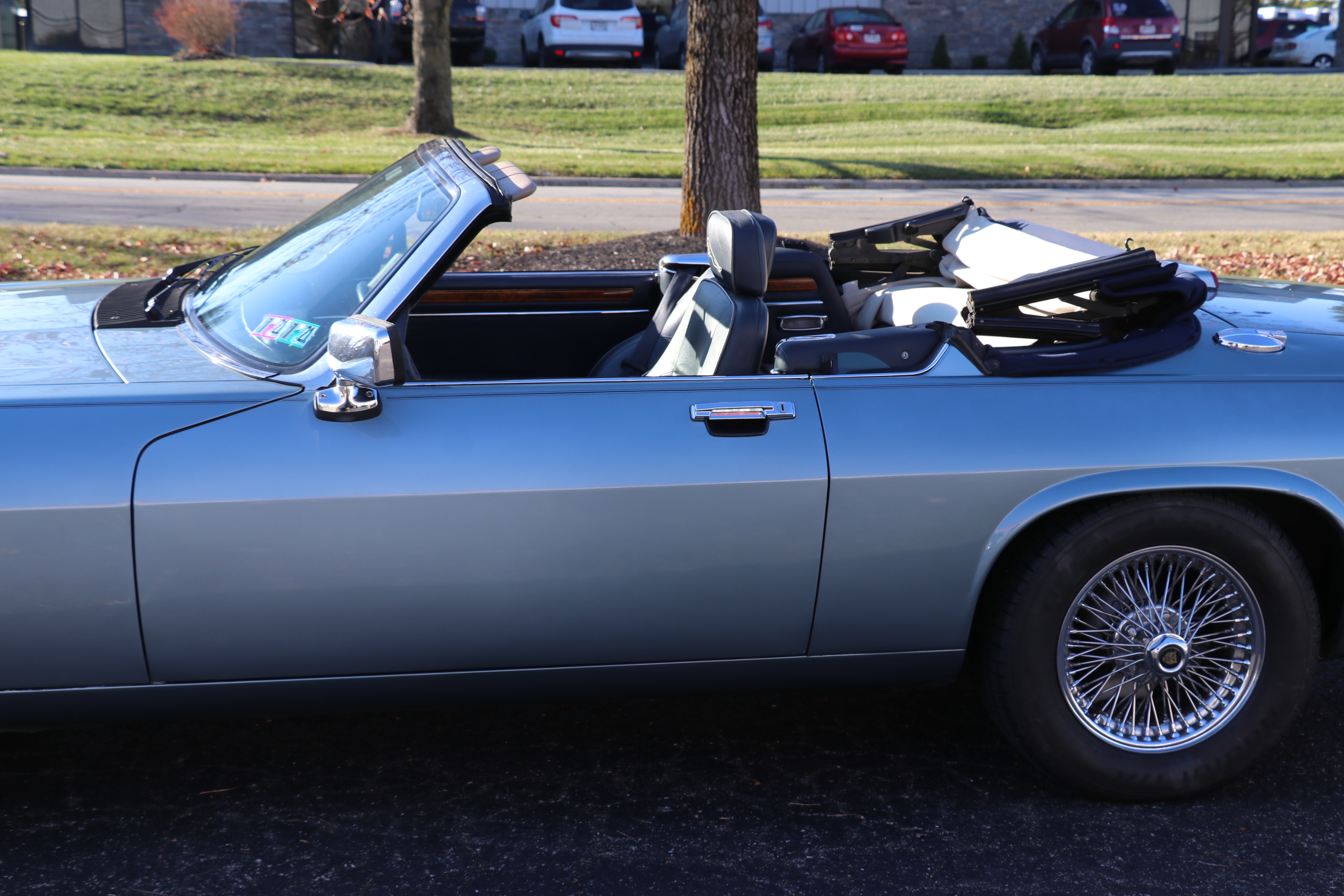 1990 Jaguar XJS Diamond Blue Convertible