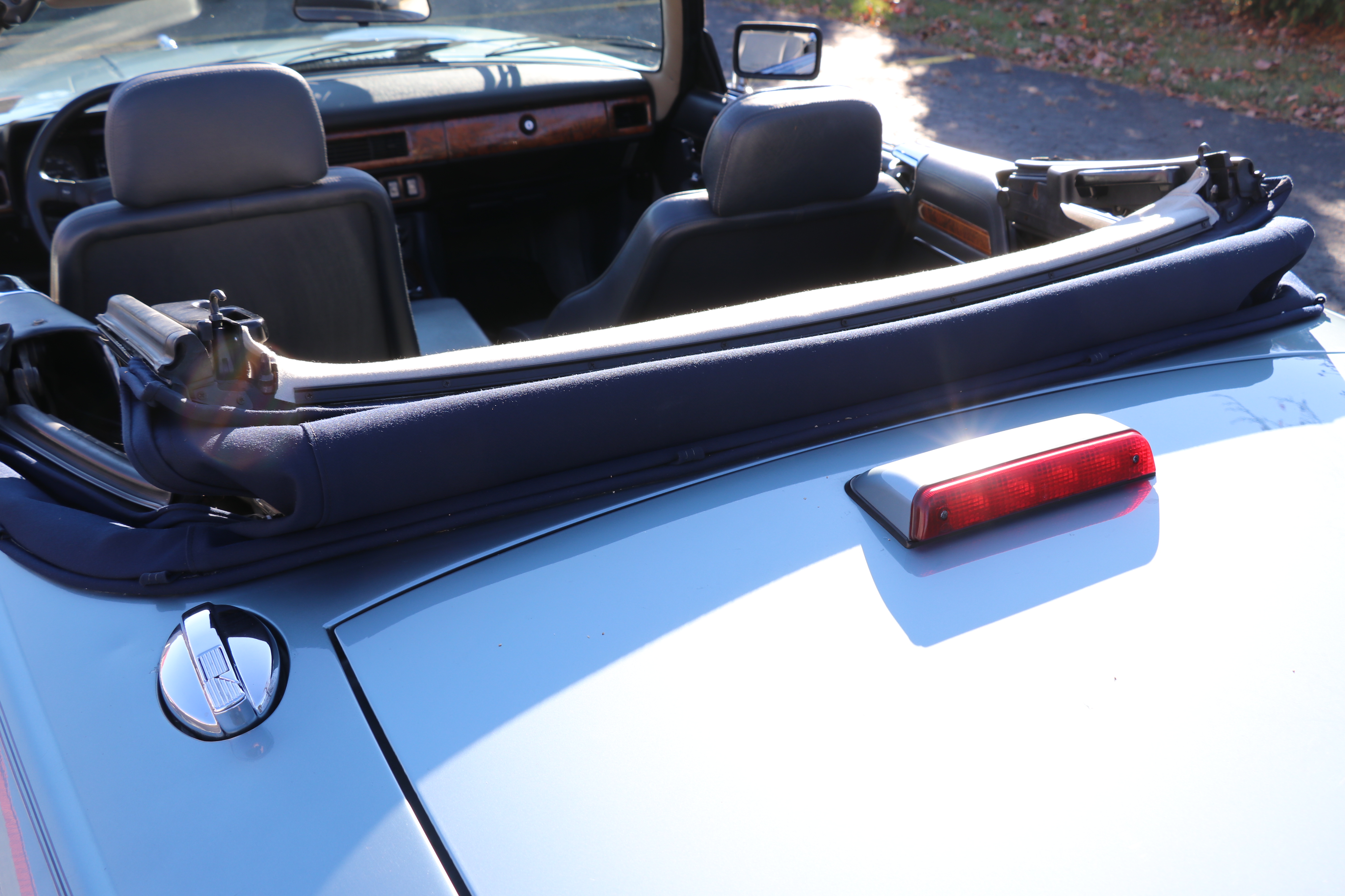 1990 Jaguar XJS Diamond Blue Convertible