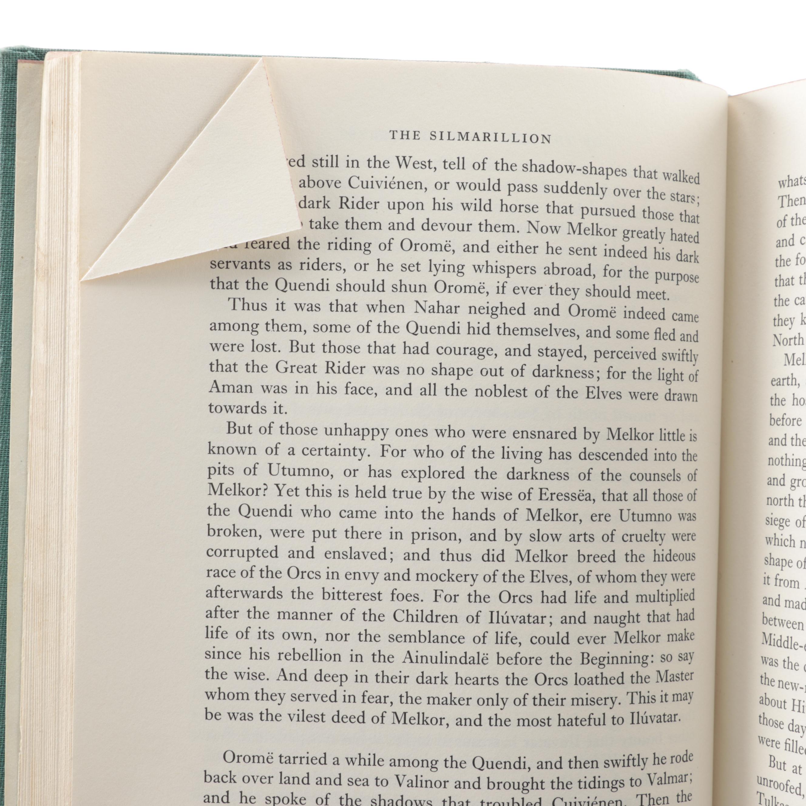 First American Edition "The Silmarillion" by J.R.R. Tolkien, 1977