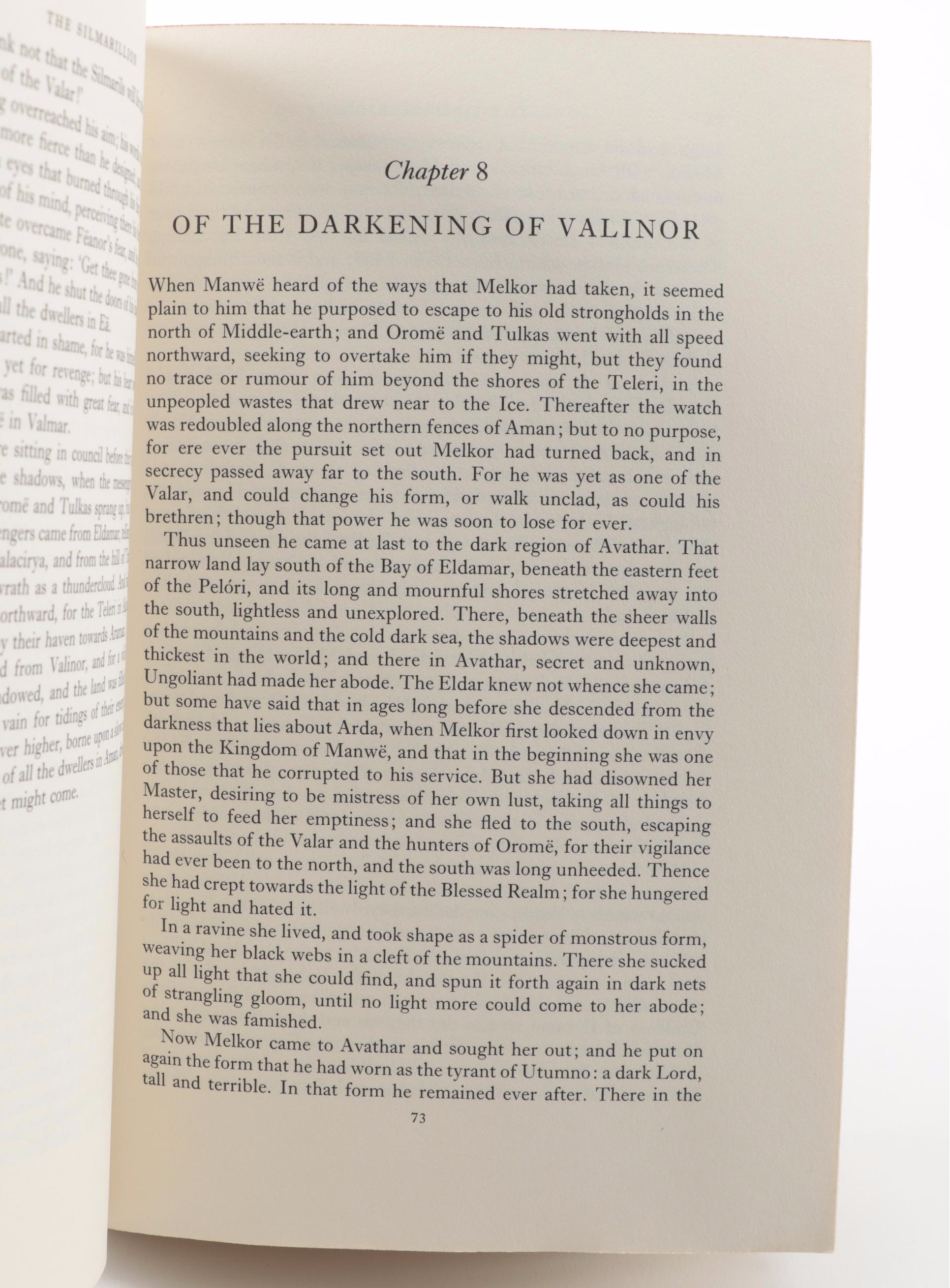 First American Edition "The Silmarillion" by J.R.R. Tolkien, 1977
