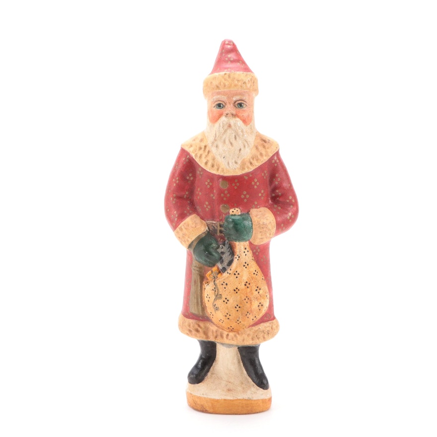 Vaillancourt Folk Art Santa Christmas Figurine
