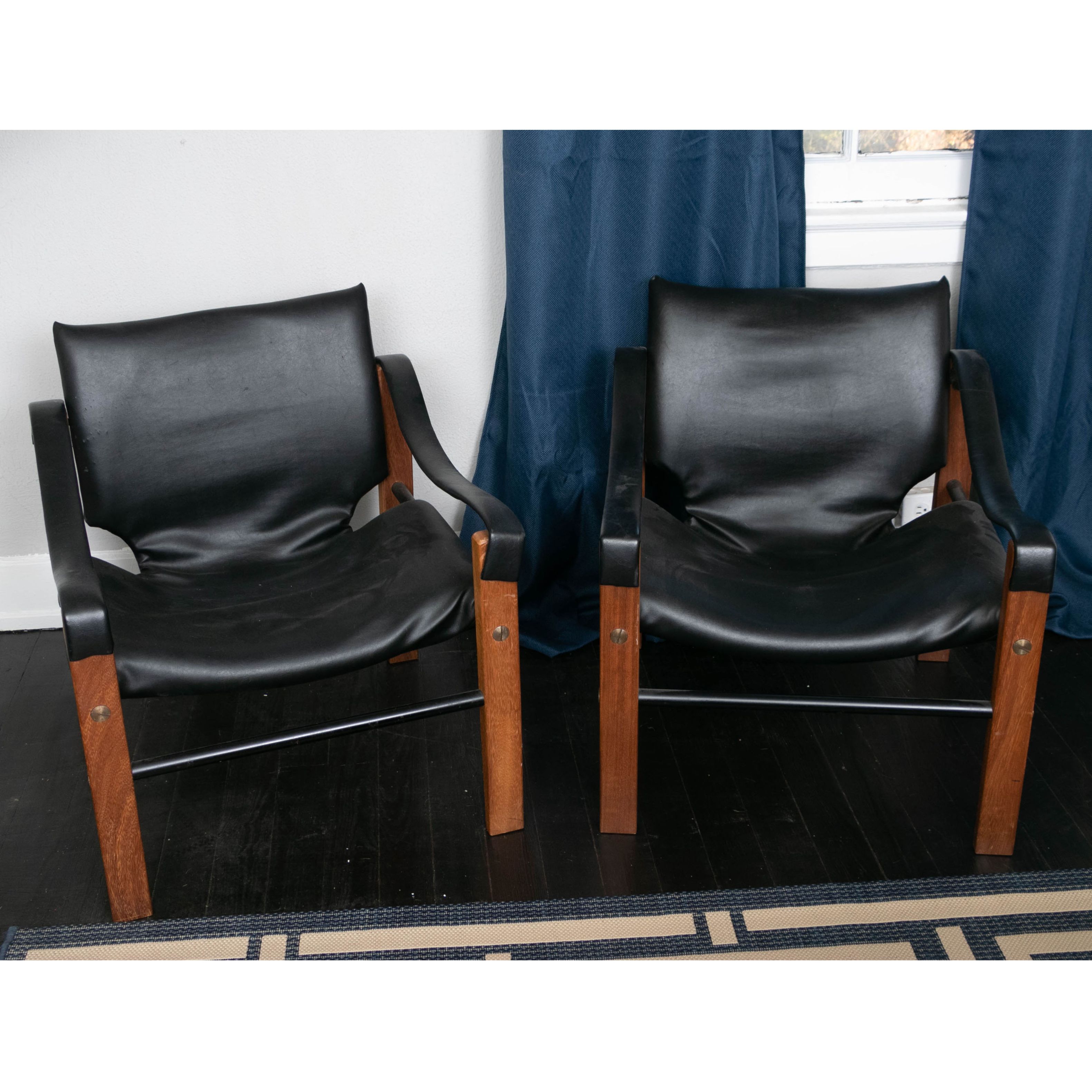 Arkana Safari Lounge Chairs by Maurice Burke, Late 20th Century