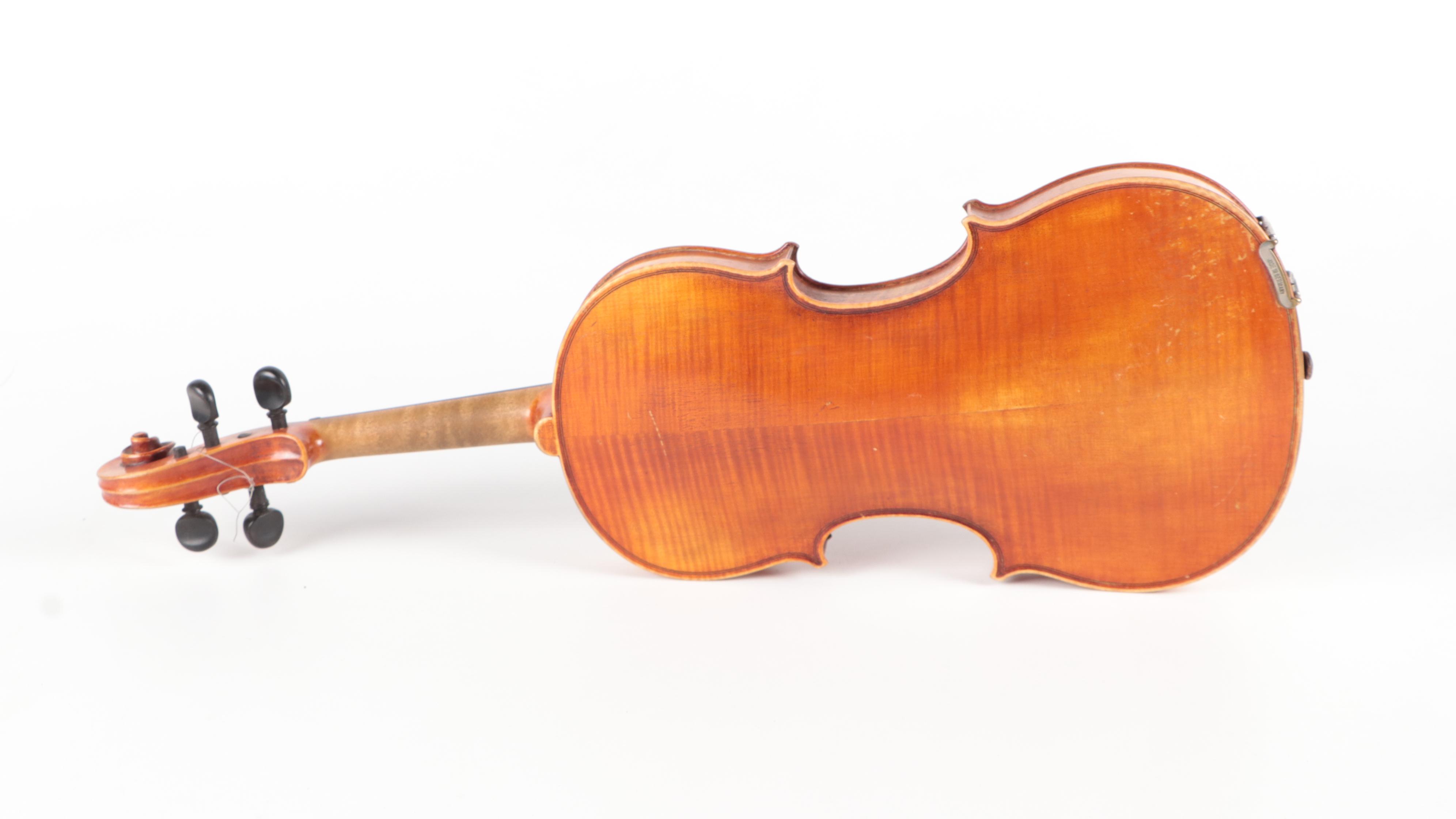 4/4 Ellis Newton American Violin with Case, 1924, and Richard Geipel Bow