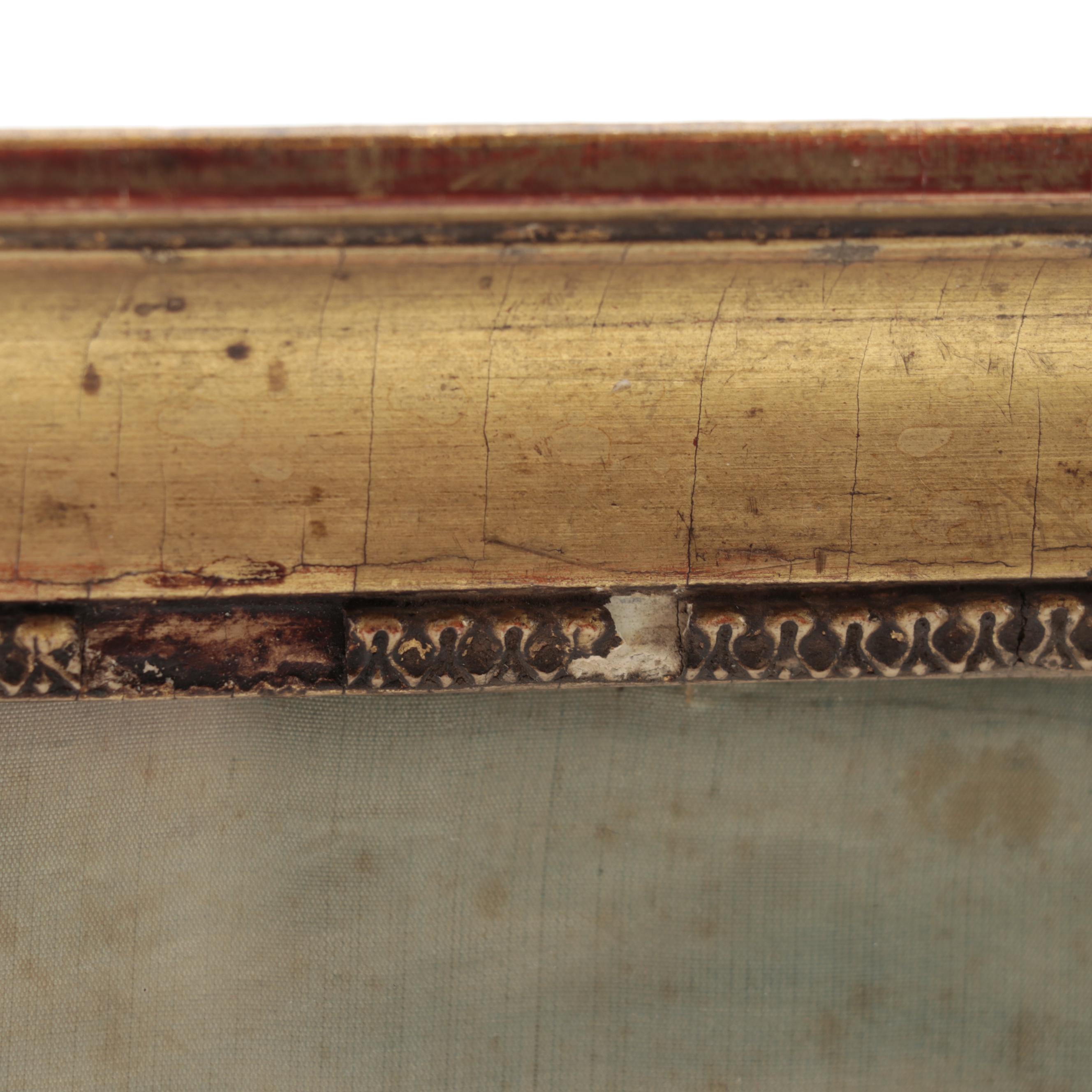 Antique French Embroidery Picture, Early 19th Century