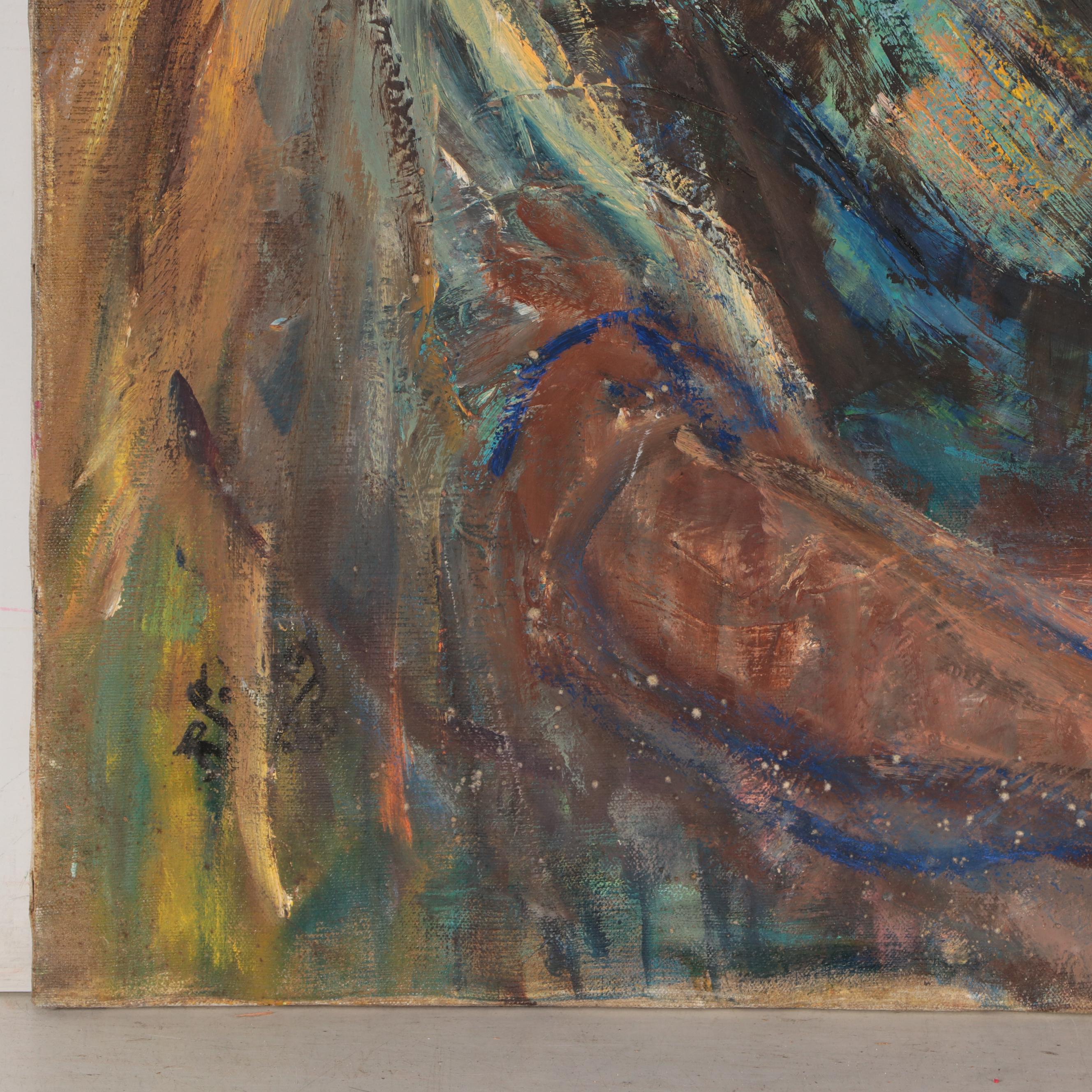 Reta Soloway Oil Painting "Deceased Owner of Easel Gallery"