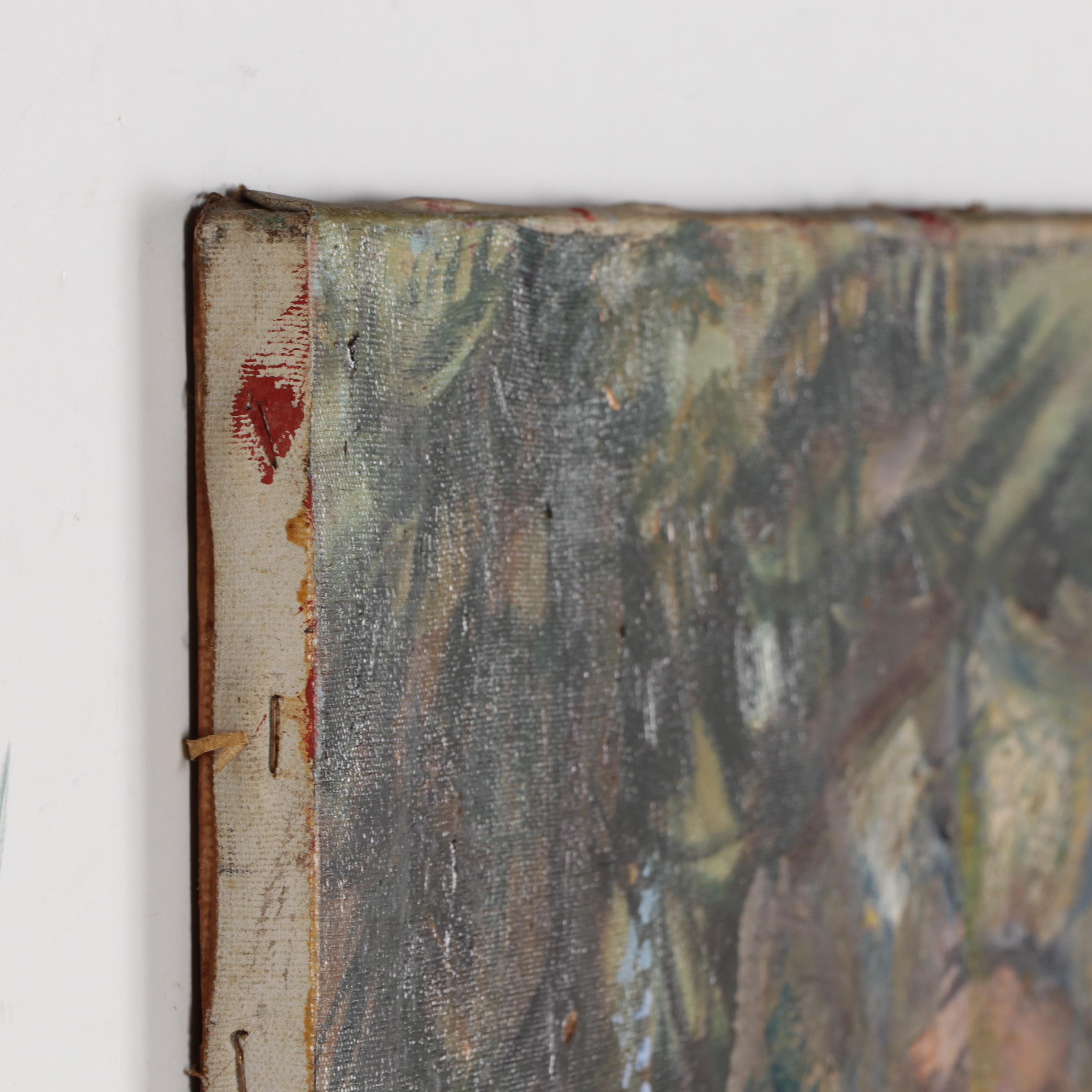 Reta Soloway Oil Painting "Deceased Owner of Easel Gallery"