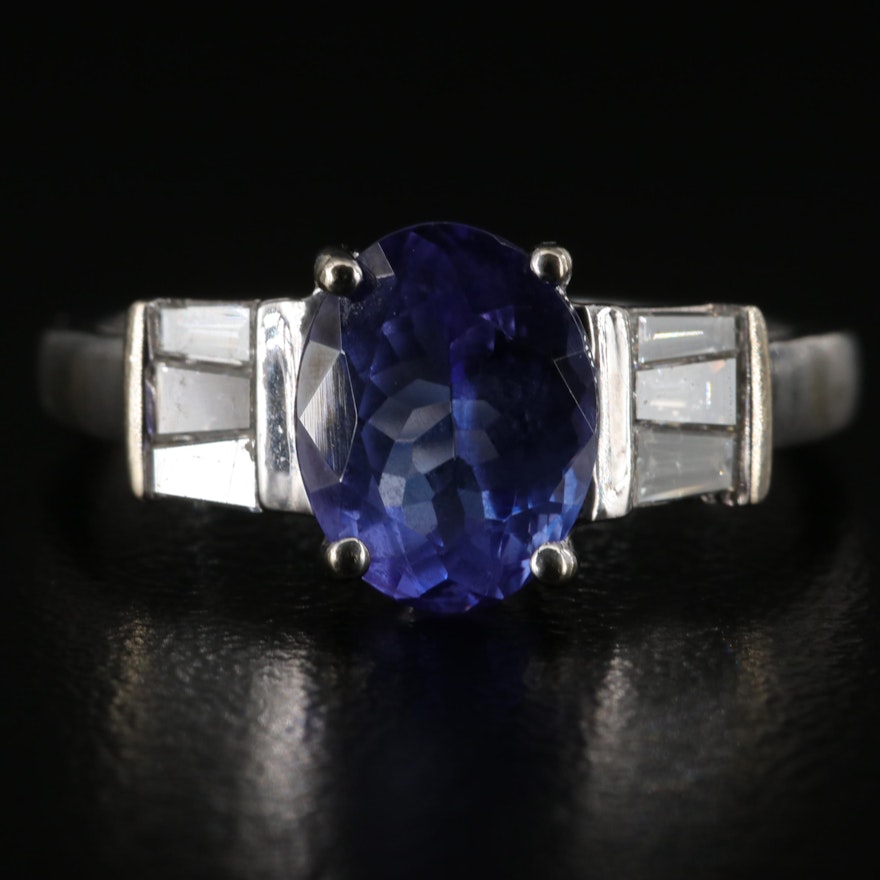 14K Tanzanite and Diamond Ring