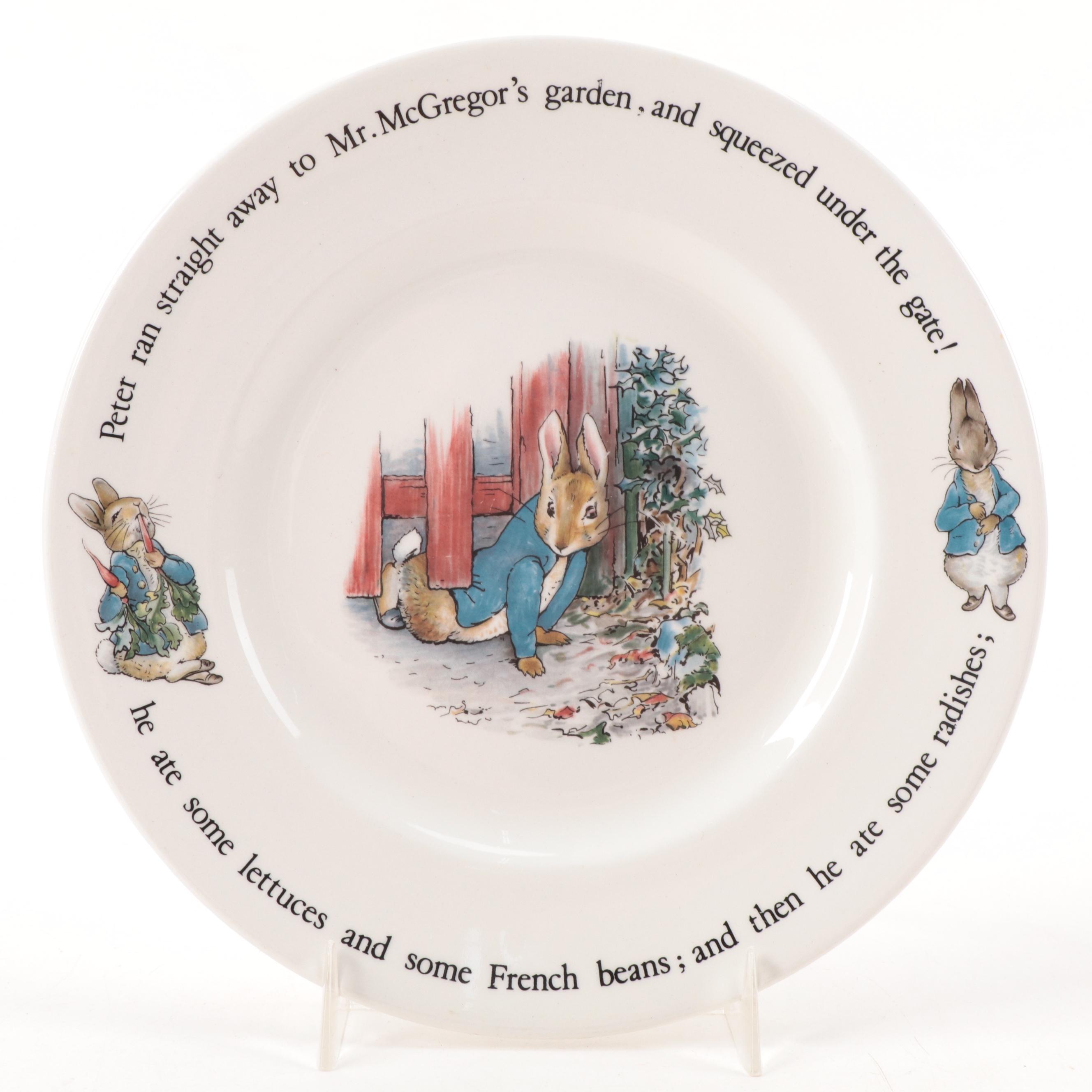 Wedgwood "Peter Rabbit" Children's Dinnerware