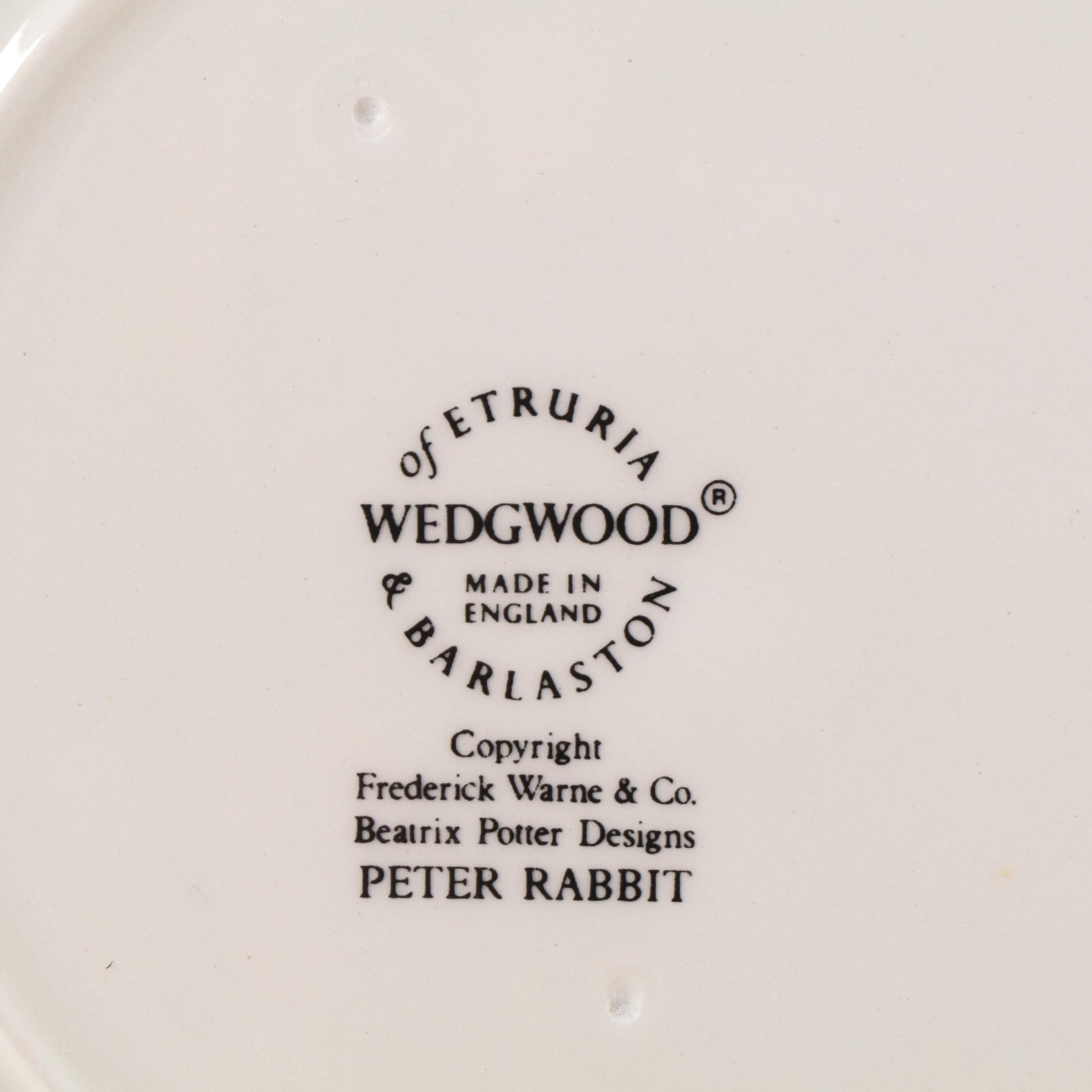 Wedgwood "Peter Rabbit" Children's Dinnerware