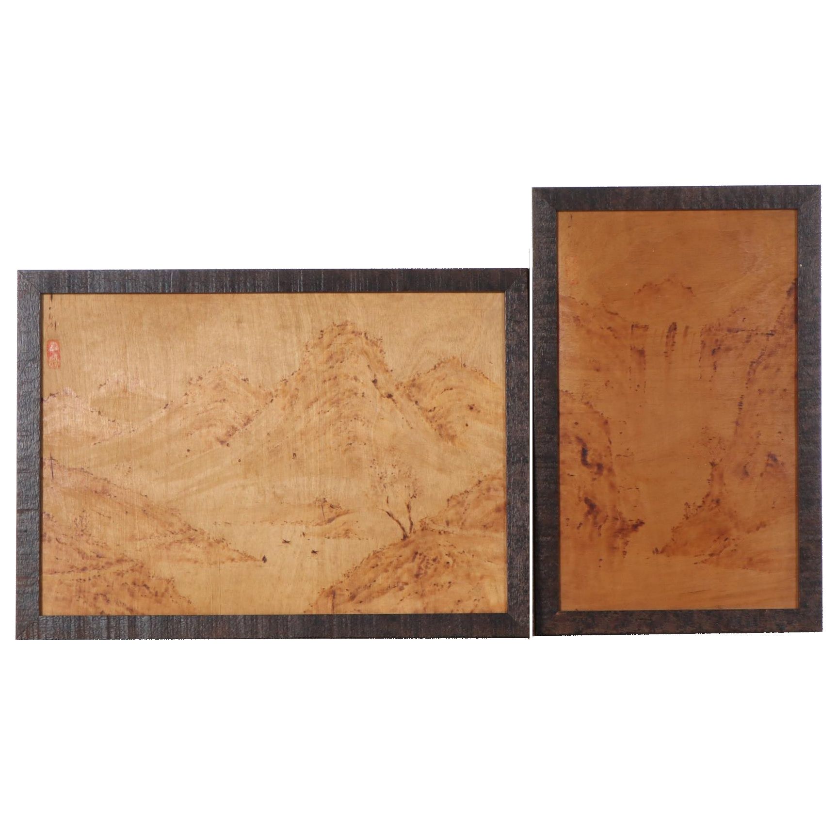 Japanese Pyrography Landscapes