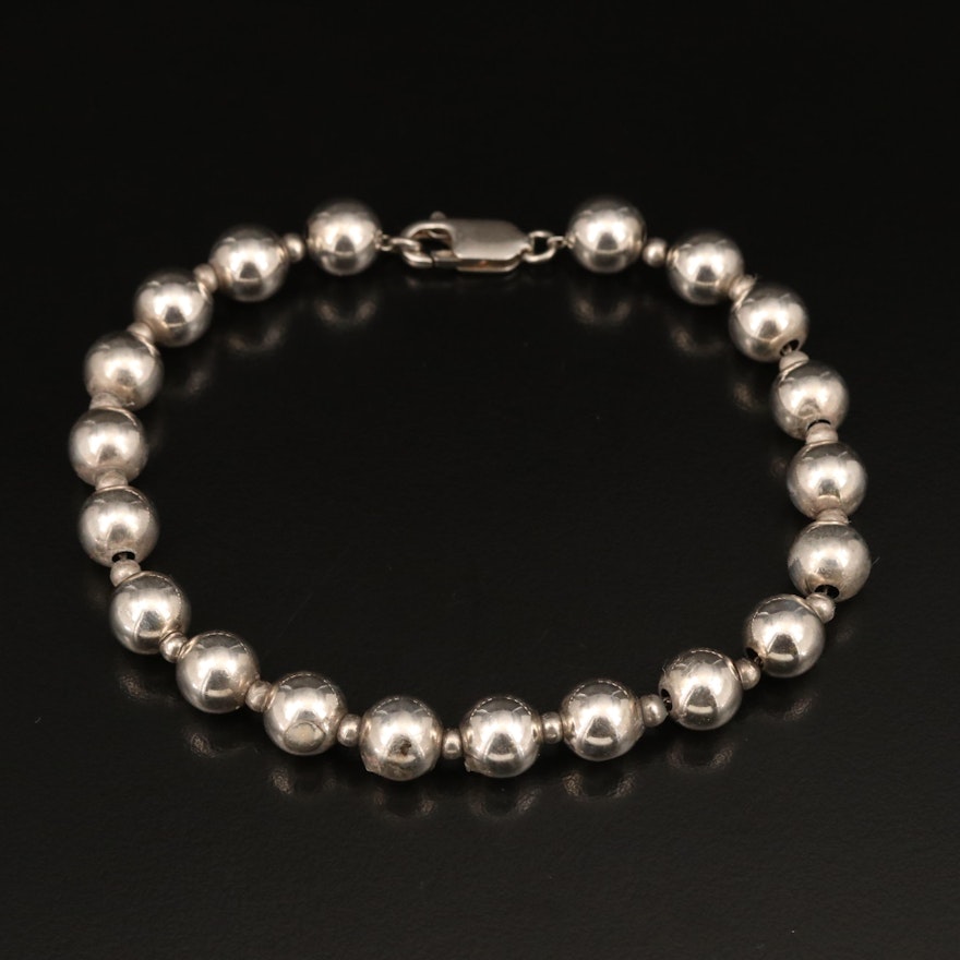 Sterling Beaded Bracelet