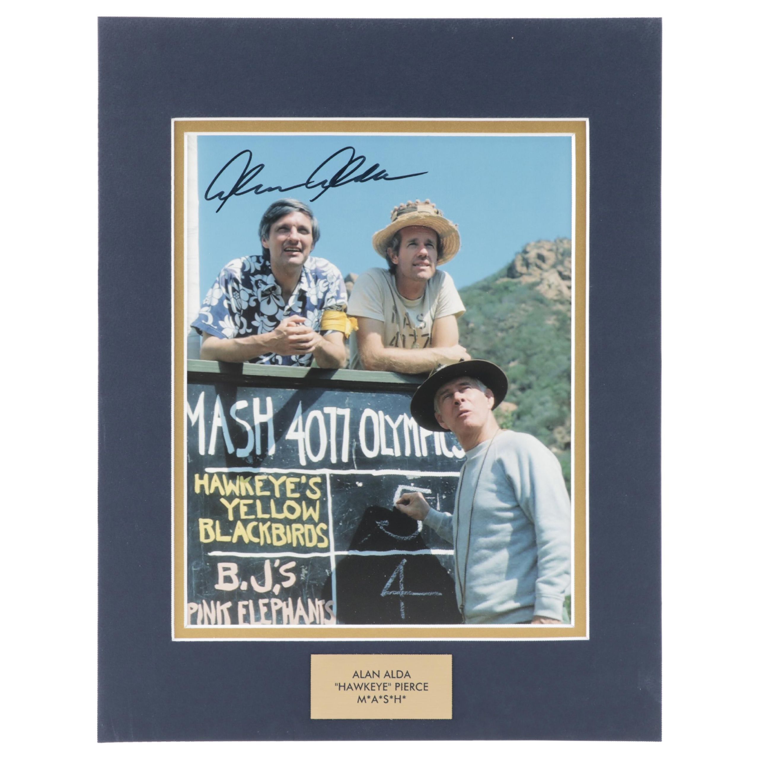 Alan Alda "Hawkeye Pierce" Signed M*A*S*H Television Sitcom Photo Print, COA